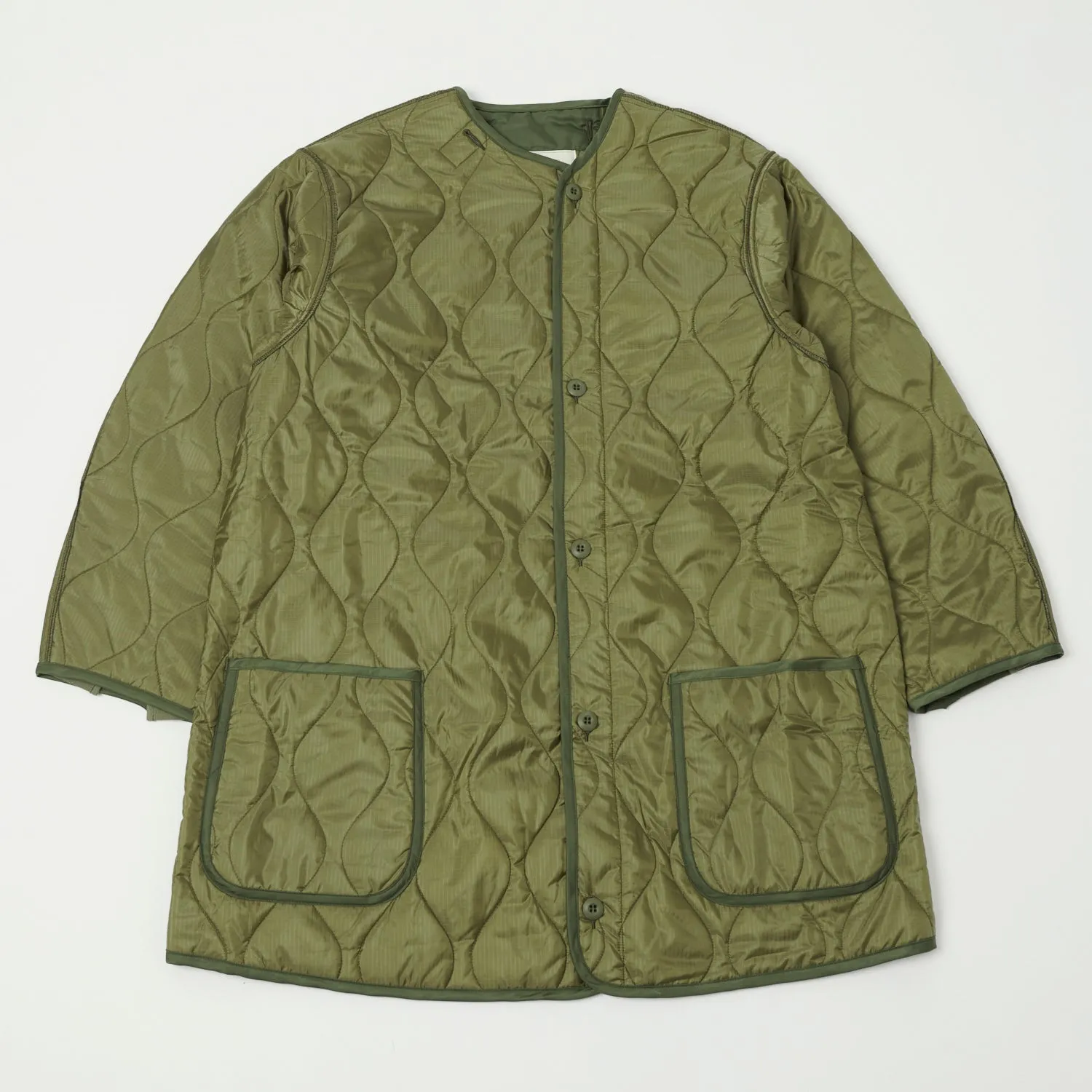 Buzz Rickson's 'Extreme Cold Weather' Liner Jacket - Olive sold by Son of a Stag