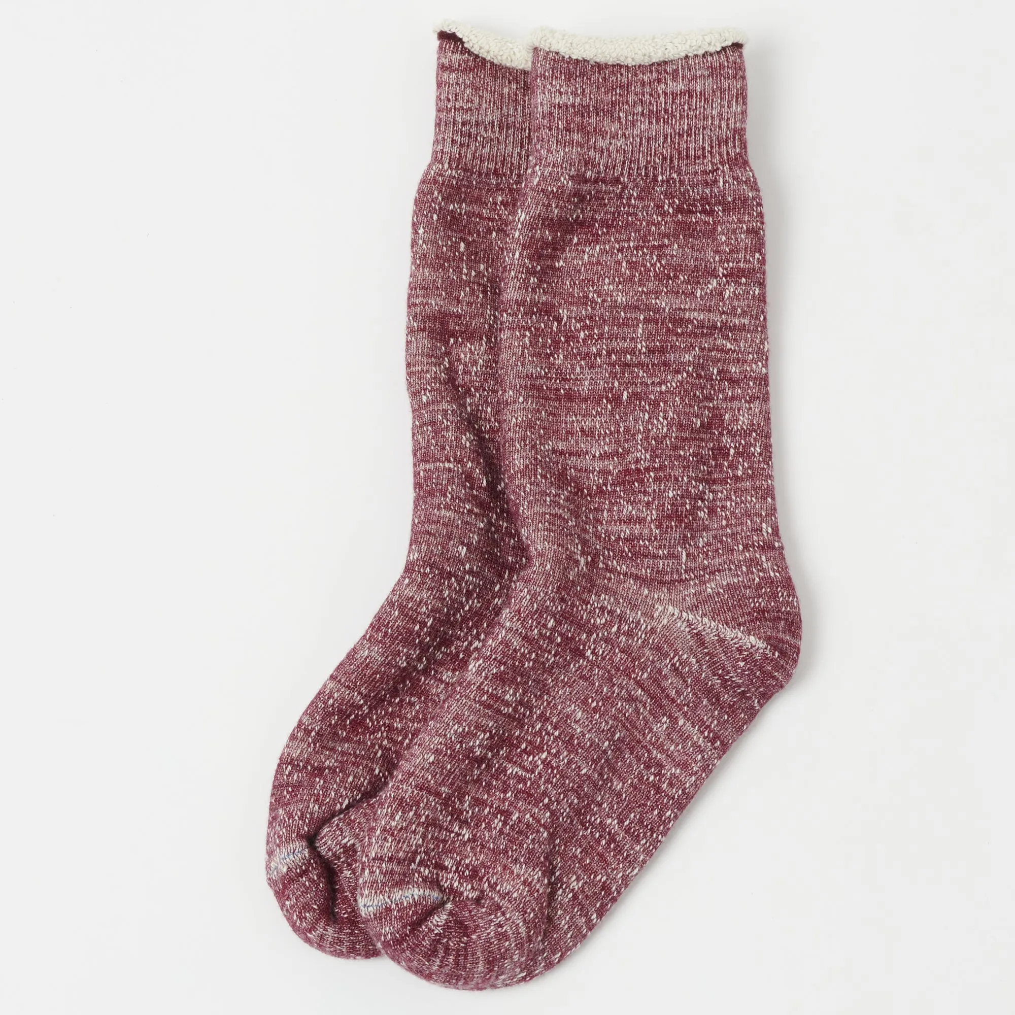 RoToTo Double Face Crew Sock - Grape sold by Son of a Stag