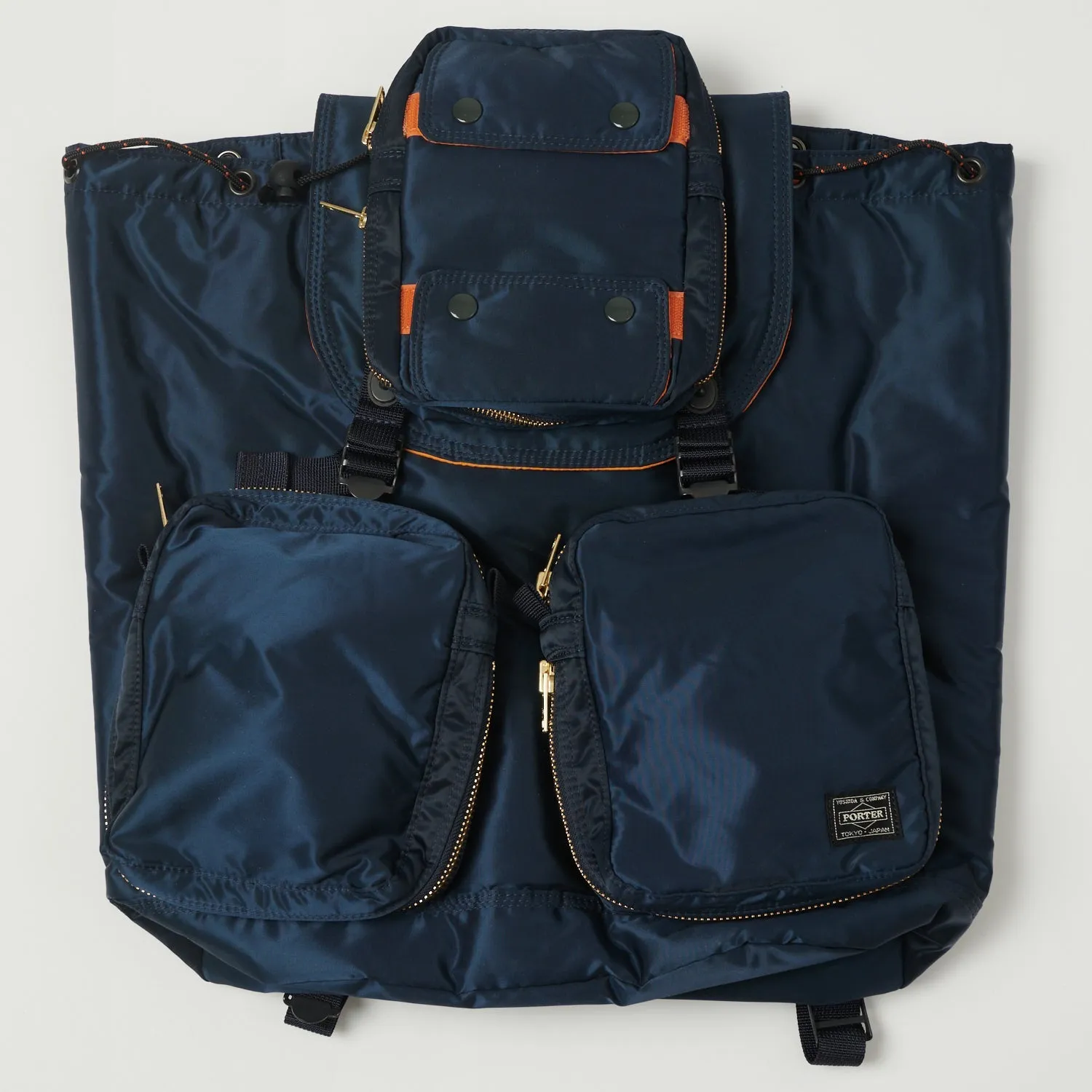 Porter-Yoshida & Co. Tanker Ruck Sack - Iron Blue sold by Son of a Stag