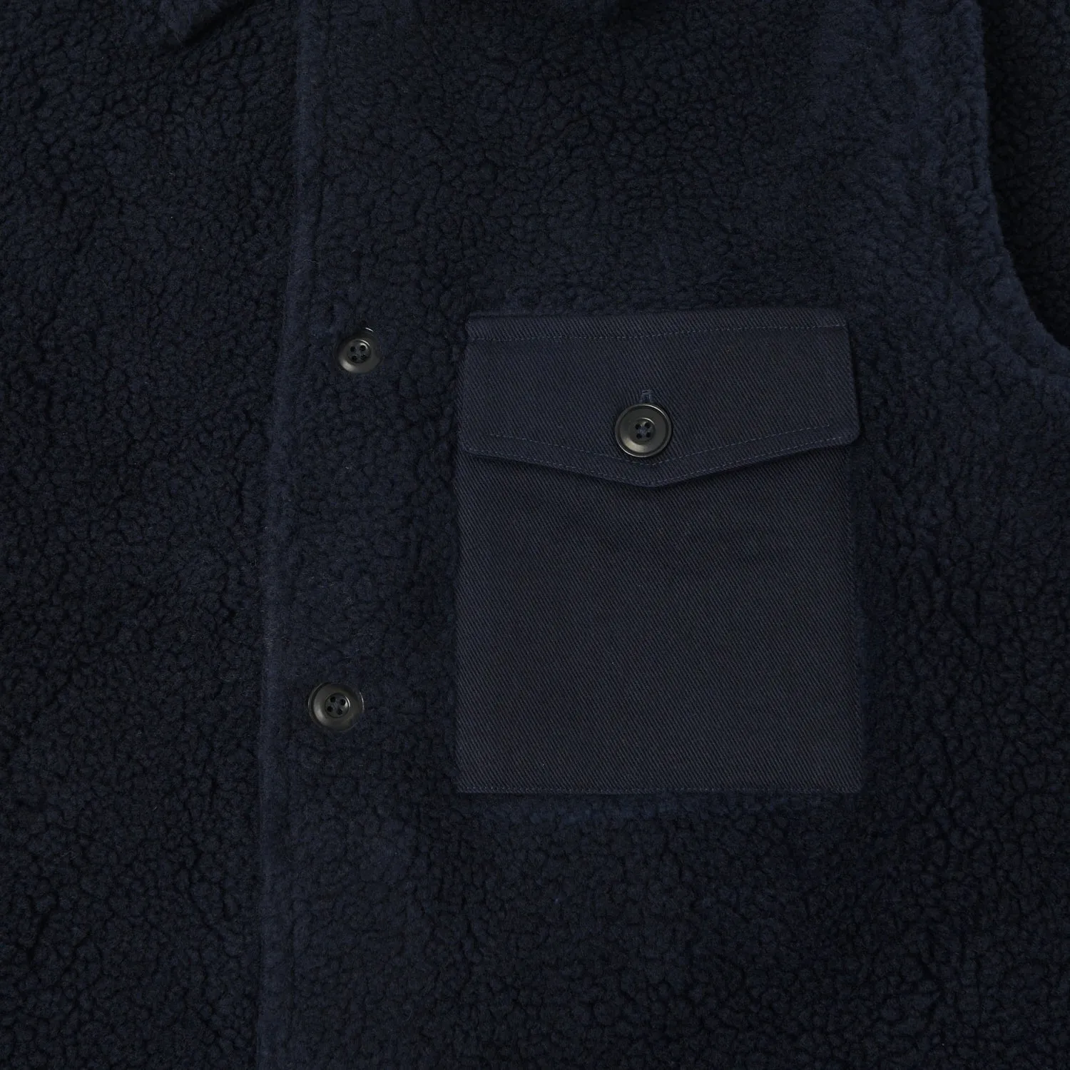 Hartford 'Utility' Fleece Jacket - Navy sold by Son of a Stag product image thumbnail 4