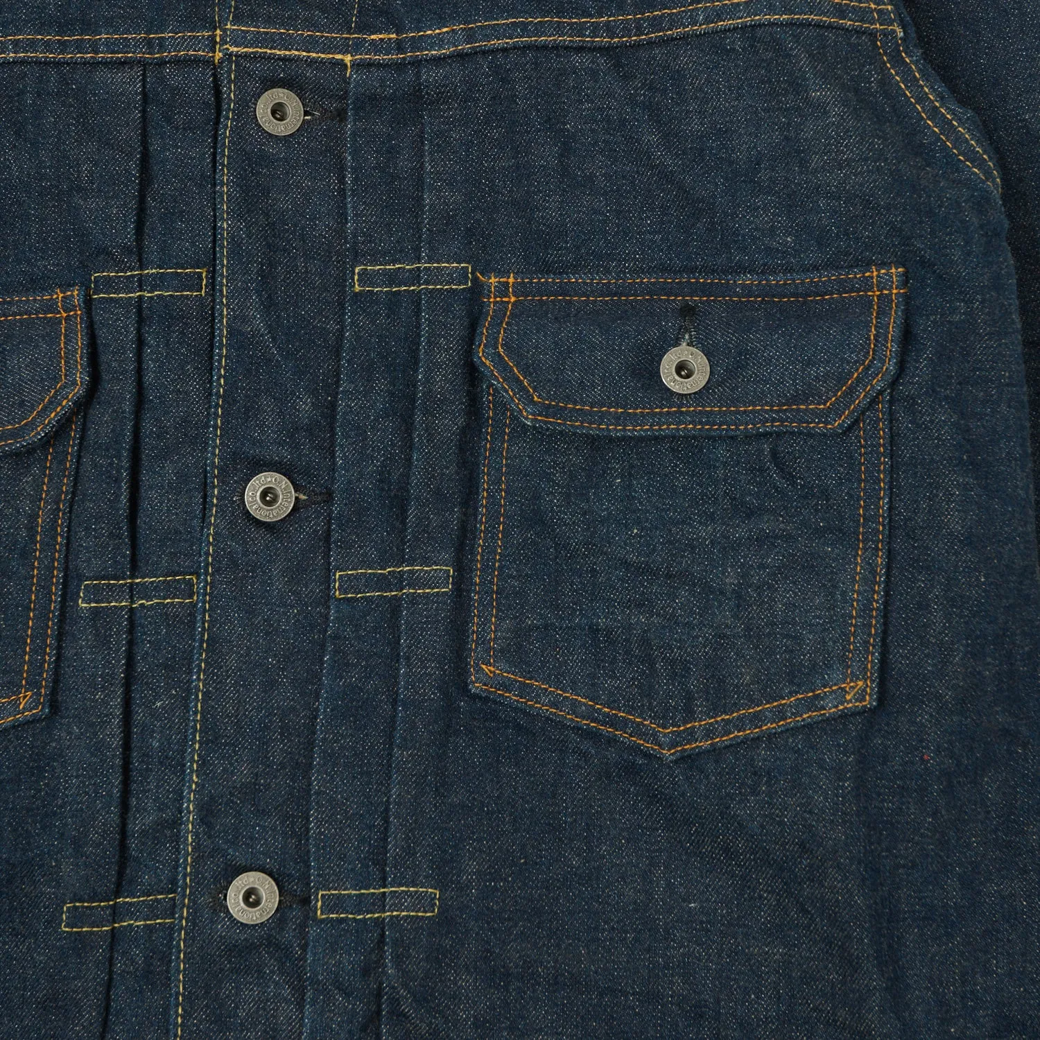 ONI Denim 02517 Ishikawadai 15oz Type-II Denim Jacket - One Wash sold by Son of a Stag product image thumbnail 3