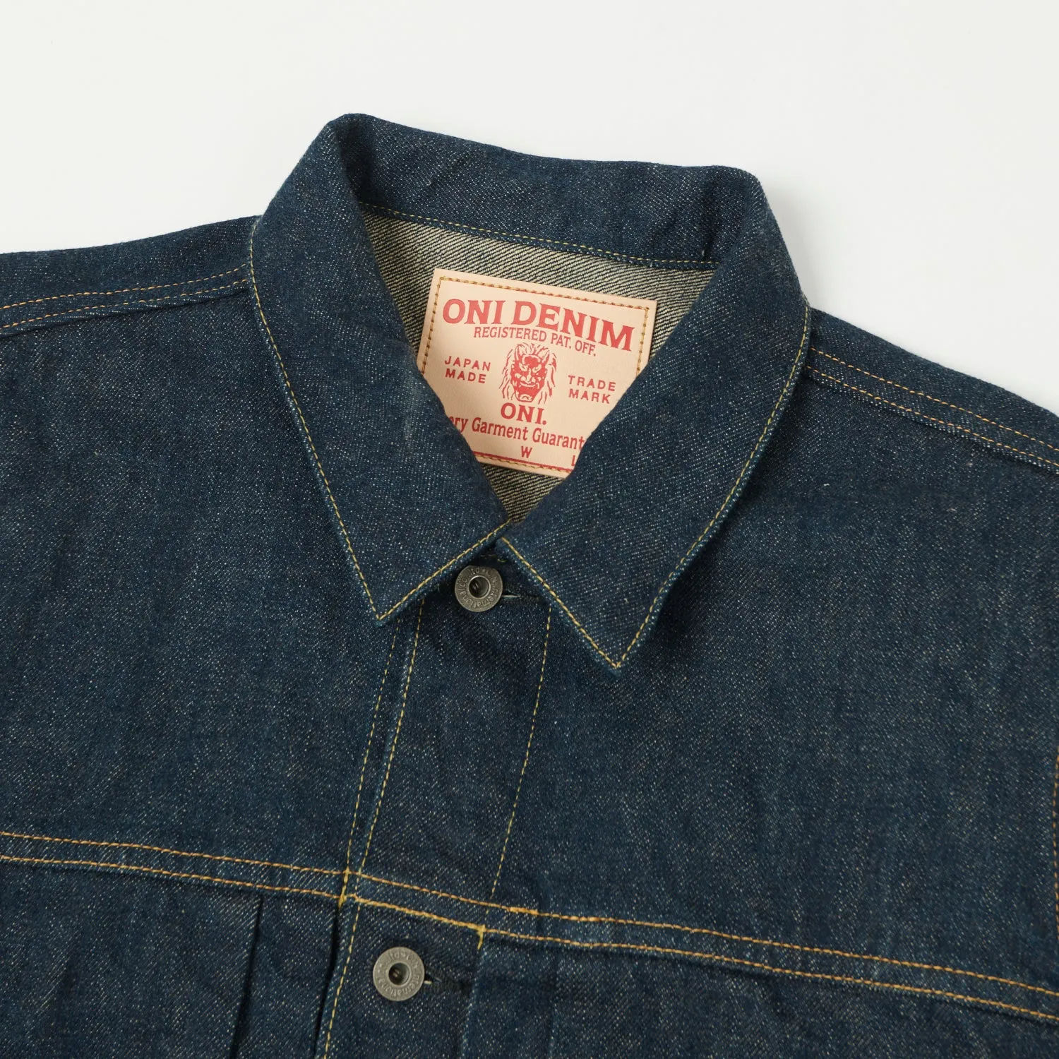 ONI Denim 02517 Ishikawadai 15oz Type-II Denim Jacket - One Wash sold by Son of a Stag product image thumbnail 2