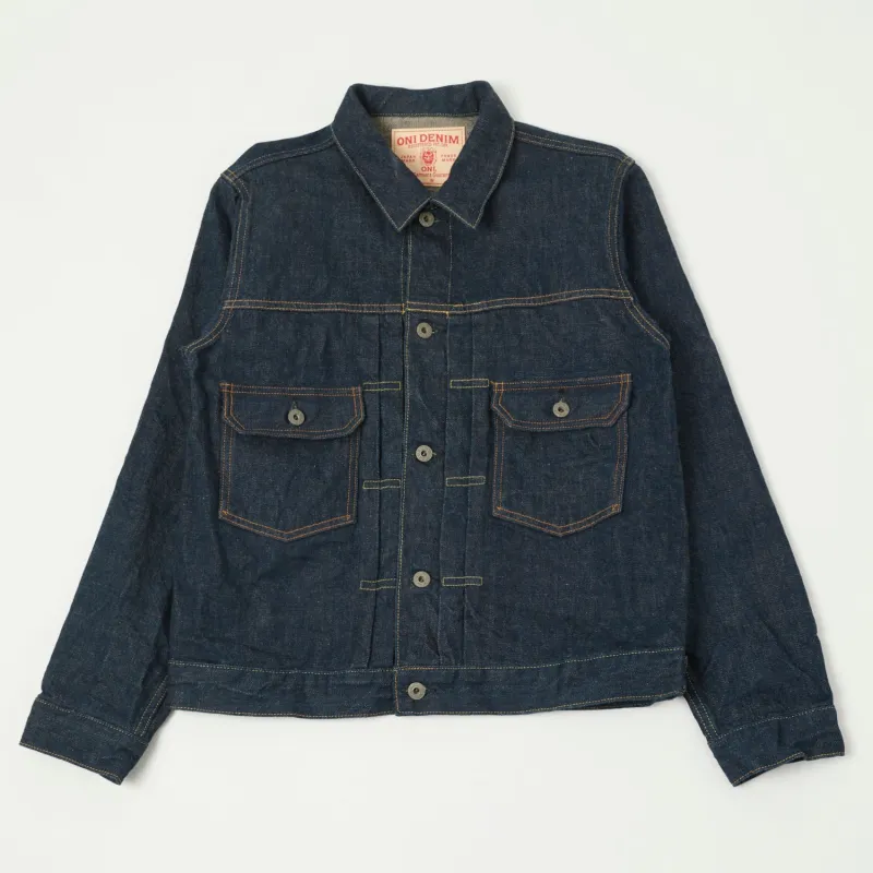ONI Denim 02517 Ishikawadai 15oz  Type-II Denim Jacket - One Wash sold by Son of a Stag