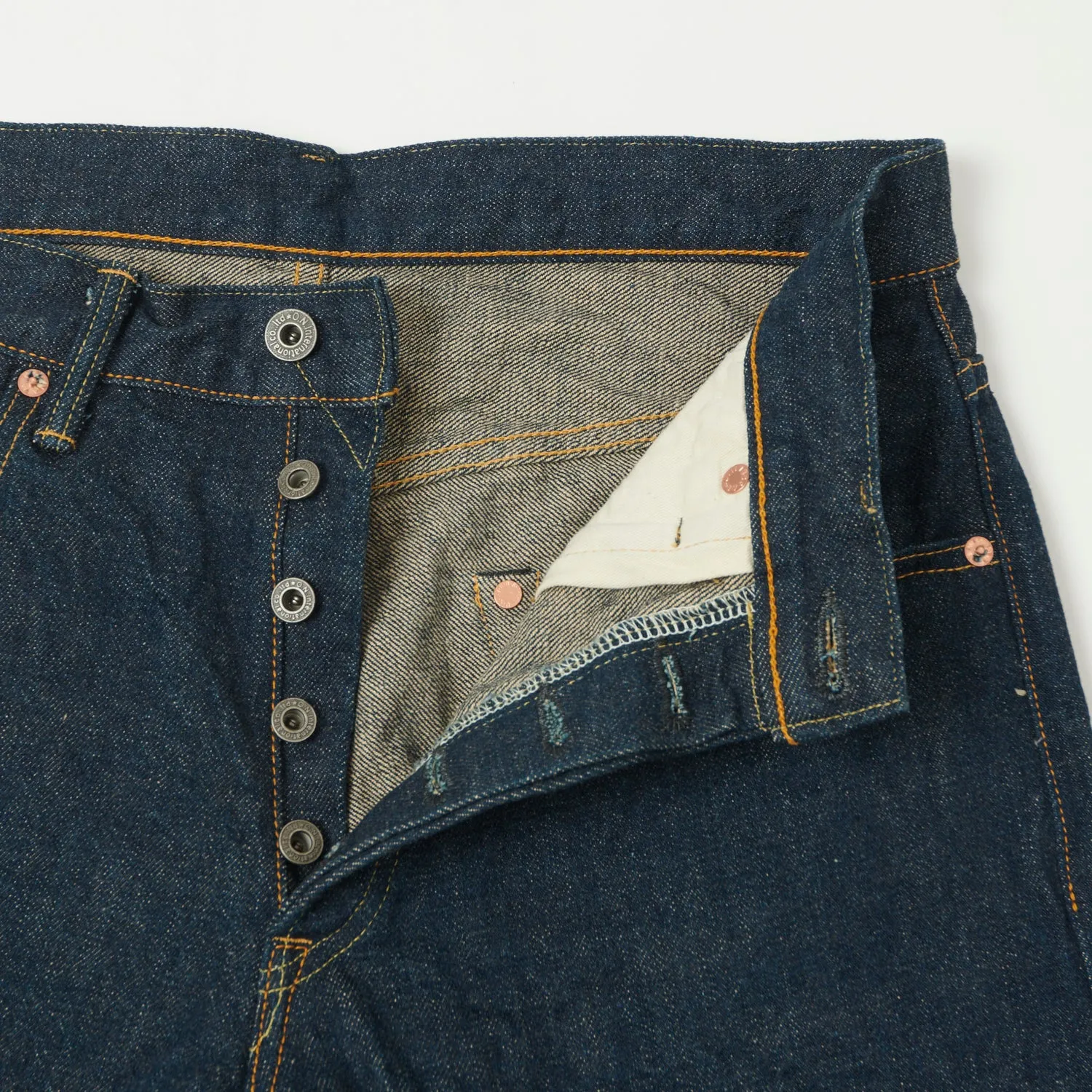 ONI Denim 246 Ishikawadai 15oz Relaxed Tapered Jean - One Wash sold by Son of a Stag product image thumbnail 4