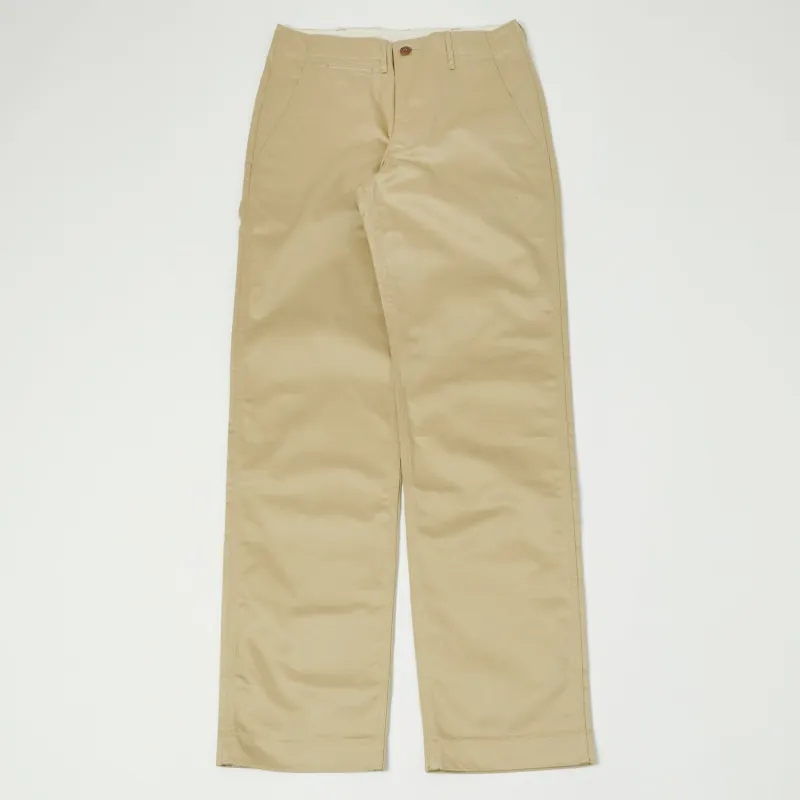 Warehouse & Co 1082 Duck Digger Chino - Beige made by WAREHOUSE & CO.
