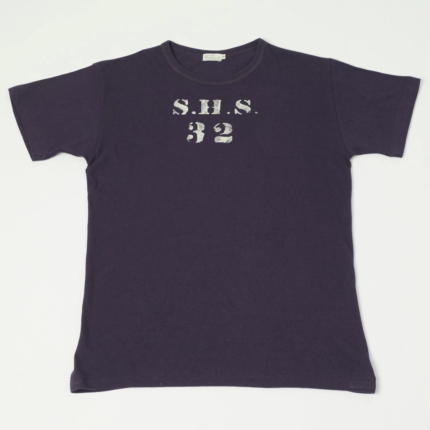 Warehouse & Co 4091 Duck Digger 'SHS' Skivvy T-Shirt - Navy sold by Son of a Stag