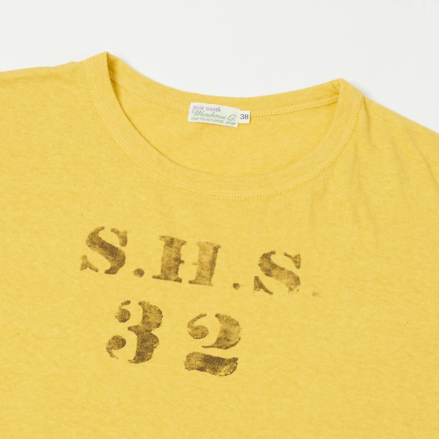 Warehouse & Co 4091 Duck Digger 'SHS' Skivvy T-Shirt - Yellow sold by Son of a Stag product image thumbnail 2