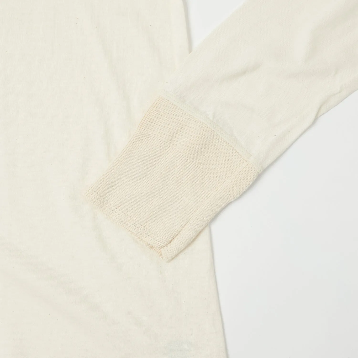 Merz b. Schwanen 102 Lightweight Long Sleeve Henley - Nature sold by Son of a Stag product image thumbnail 4