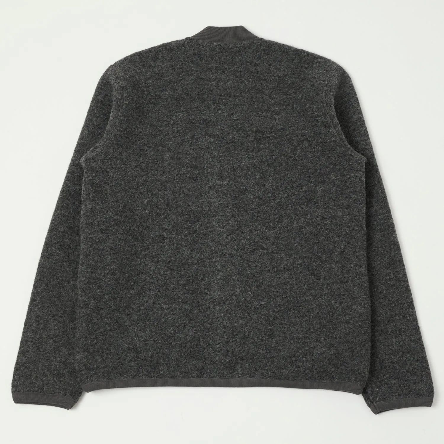 Hartford 'David' Knitted Wool Jacket - Charcoal sold by Son of a Stag product image thumbnail 4
