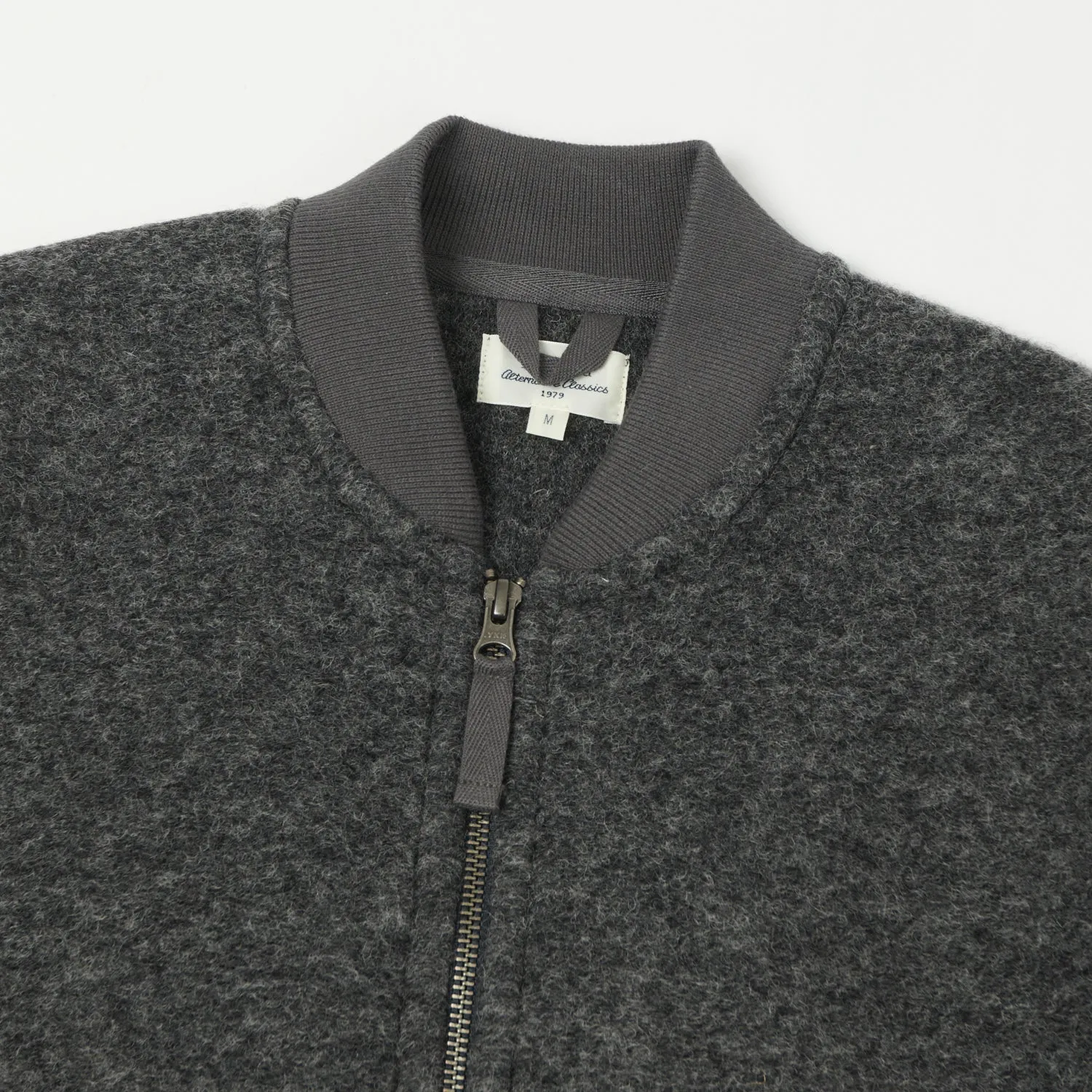 Hartford 'David' Knitted Wool Jacket - Charcoal sold by Son of a Stag product image thumbnail 2