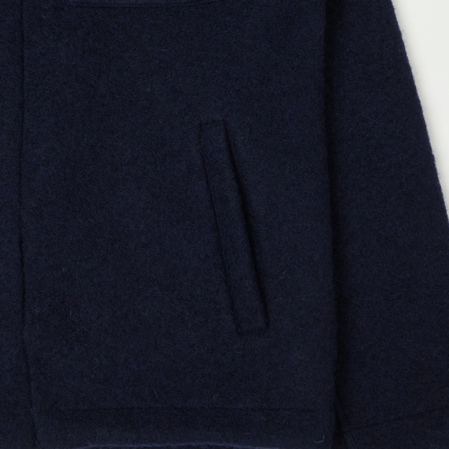 Hartford 'Duane' Knitted Wool Jacket - Navy sold by Son of a Stag product image thumbnail 4
