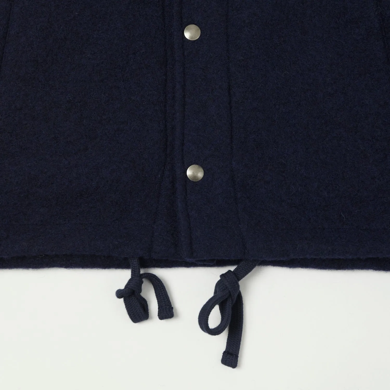 Hartford 'Duane' Knitted Wool Jacket - Navy sold by Son of a Stag product image thumbnail 3