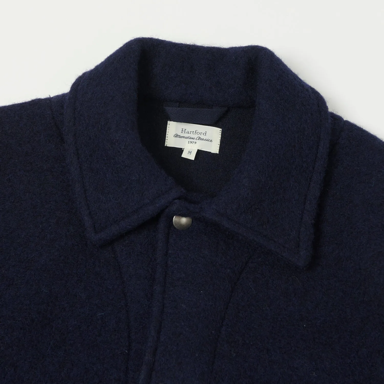 Hartford 'Duane' Knitted Wool Jacket - Navy sold by Son of a Stag product image thumbnail 2