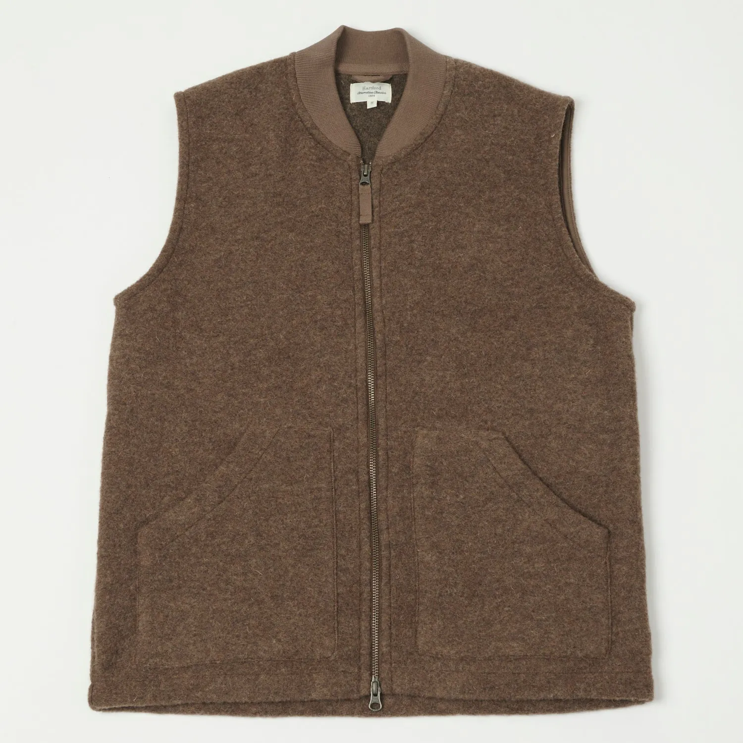 Hartford Knitted Wool Vest - Nut sold by Son of a Stag