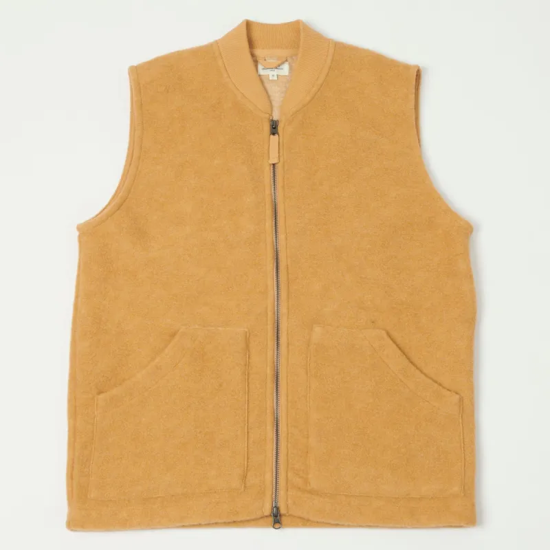 Hartford Knitted Wool Vest - Mustard sold by Son of a Stag