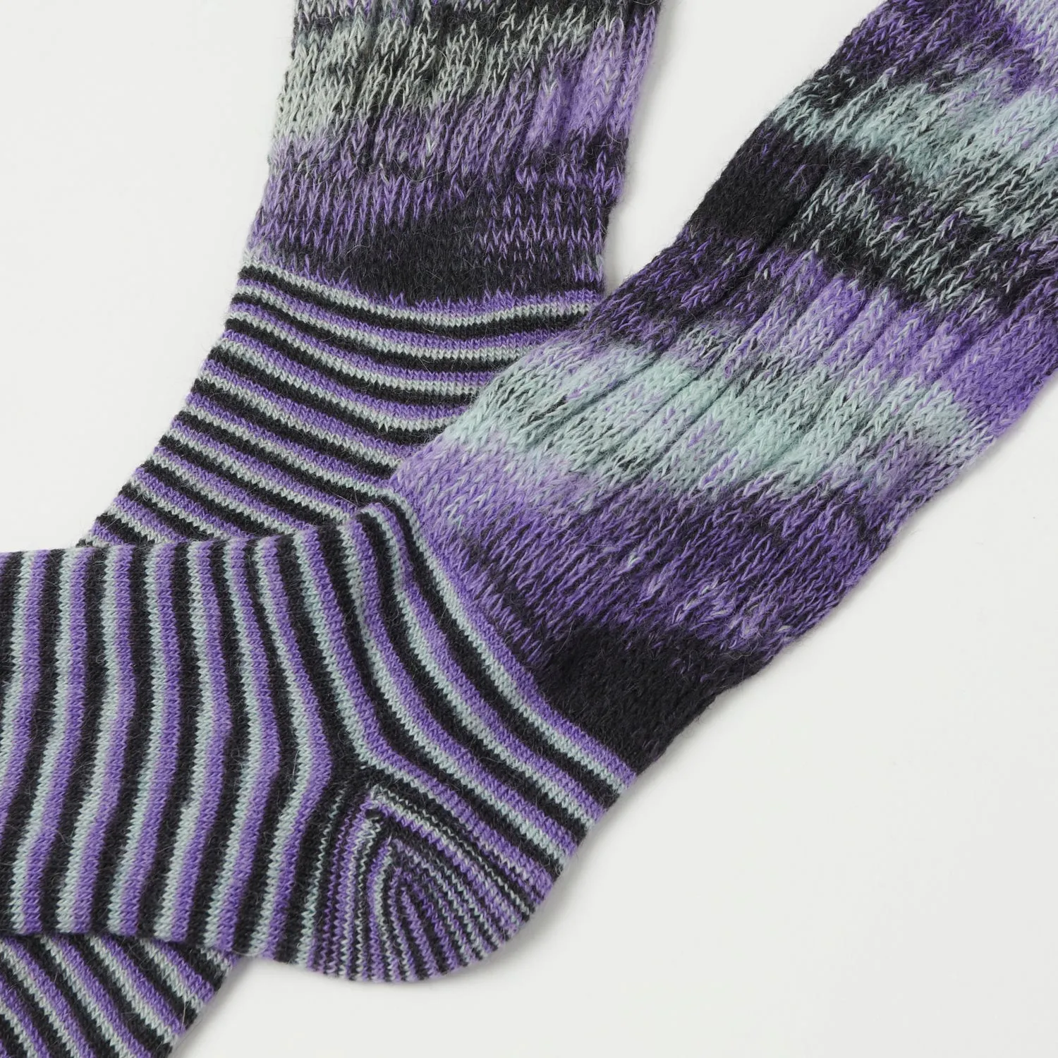 Chamula Loose Rib Sock - Plum sold by Son of a Stag product image thumbnail 2