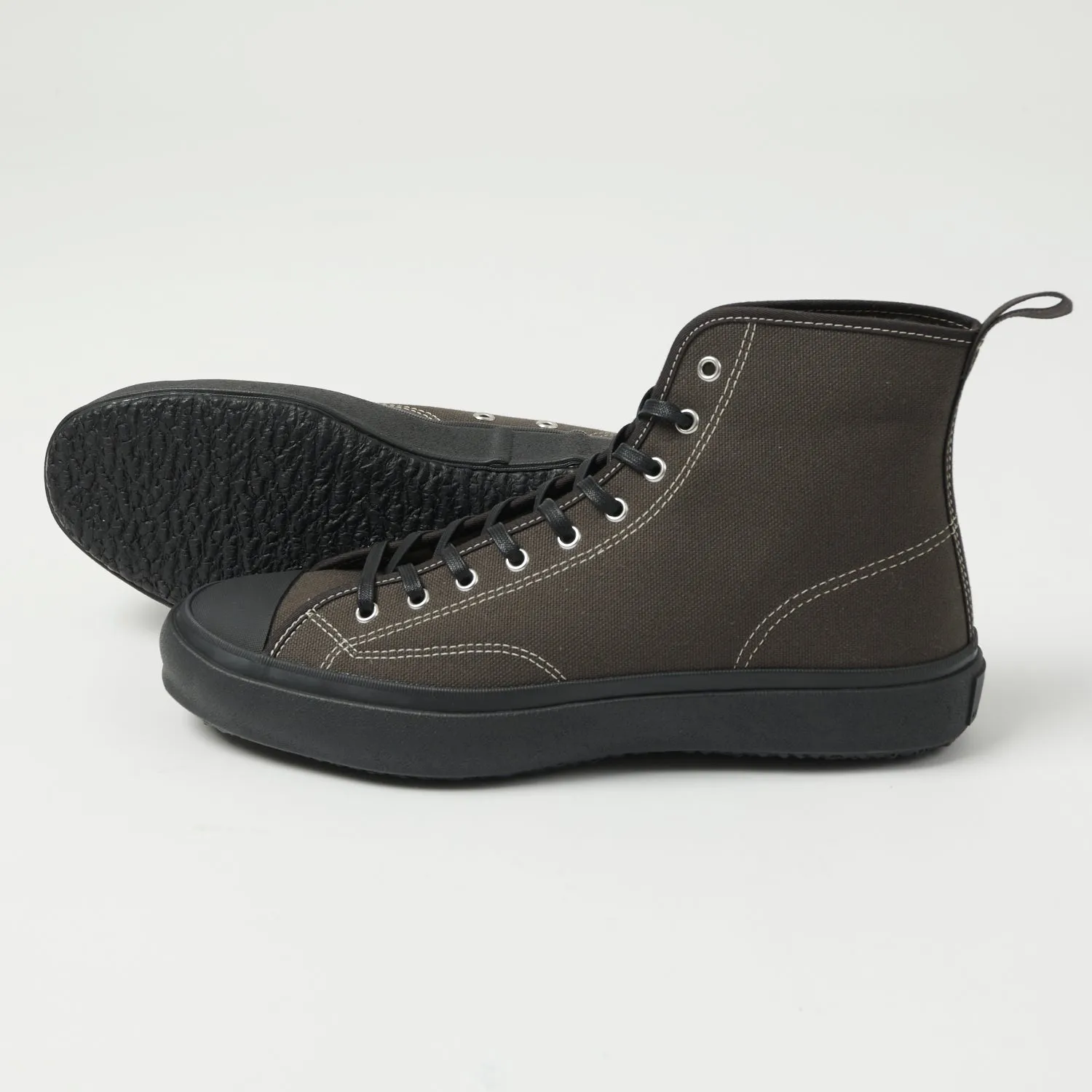 Moonstar 'Hibasket' Rubber Sole Hi-Top Sneaker - Charcoal sold by Son of a Stag product image thumbnail 2