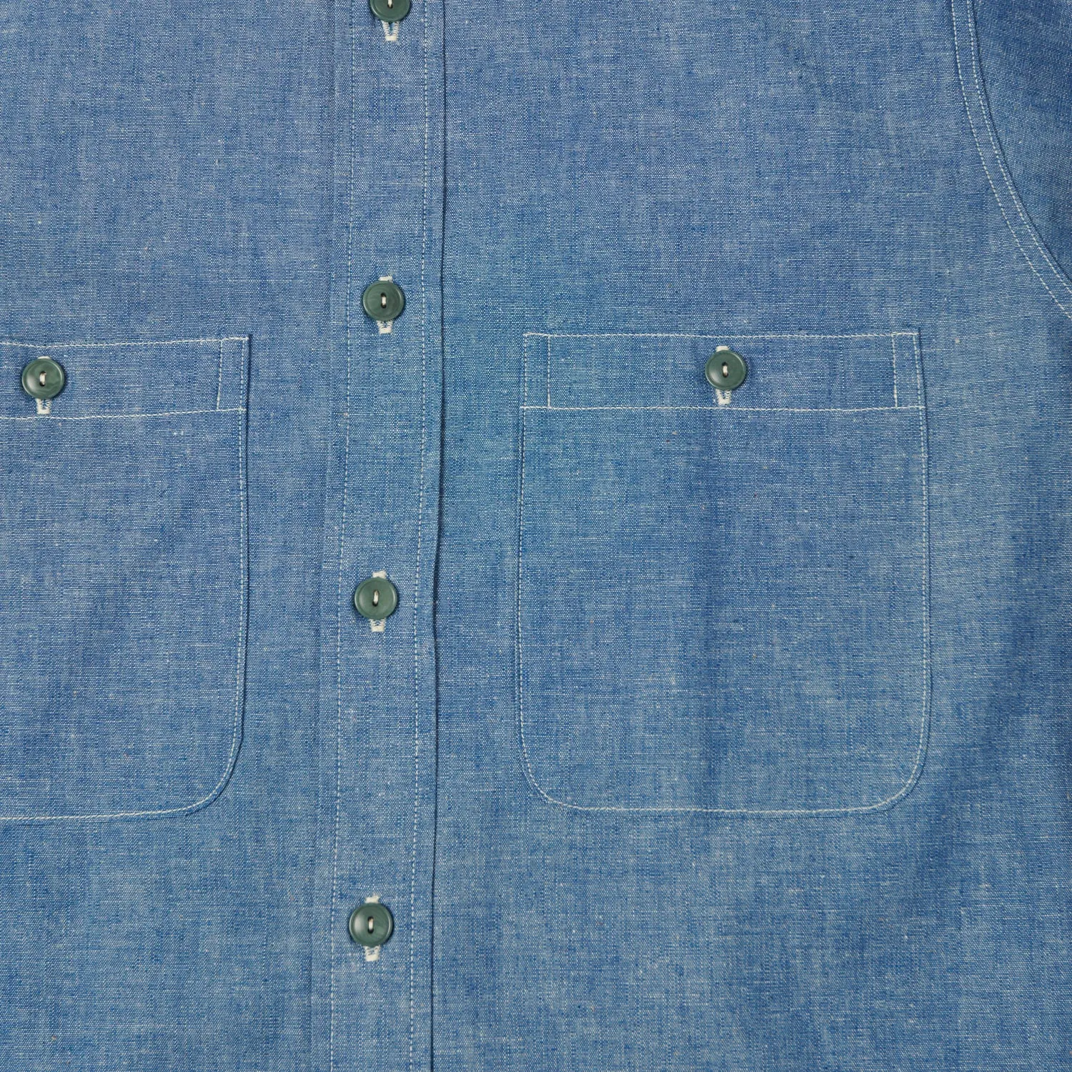 Warehouse & Co 3044 Duck Digger U.S. Navy Chambray Shirt - Sax sold by Son of a Stag product image thumbnail 4