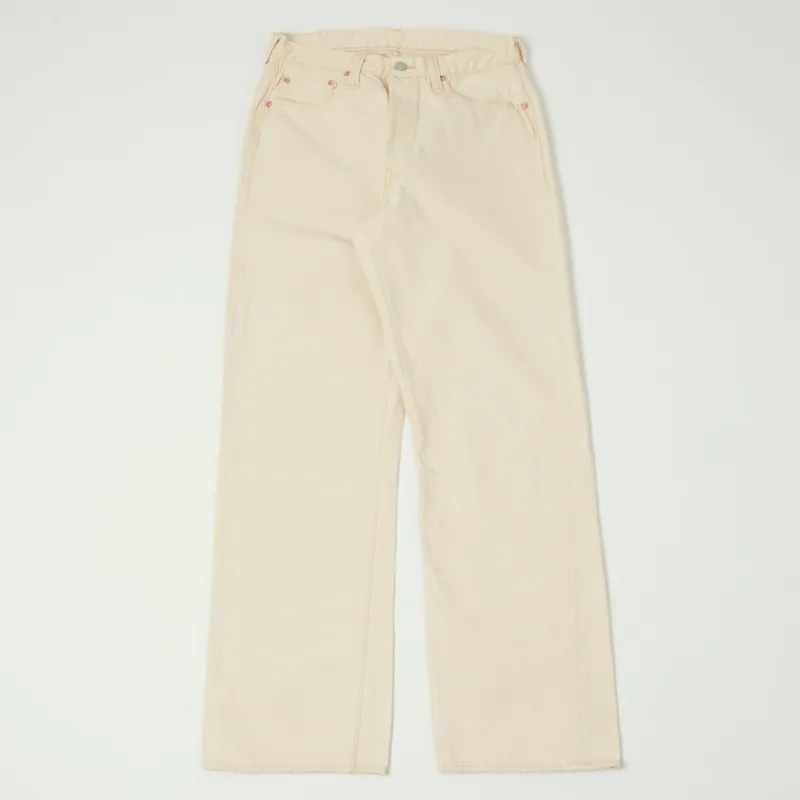 Full Count 0105 13.7oz Wide Straight Jean - Ecru One Wash sold by Son of a Stag