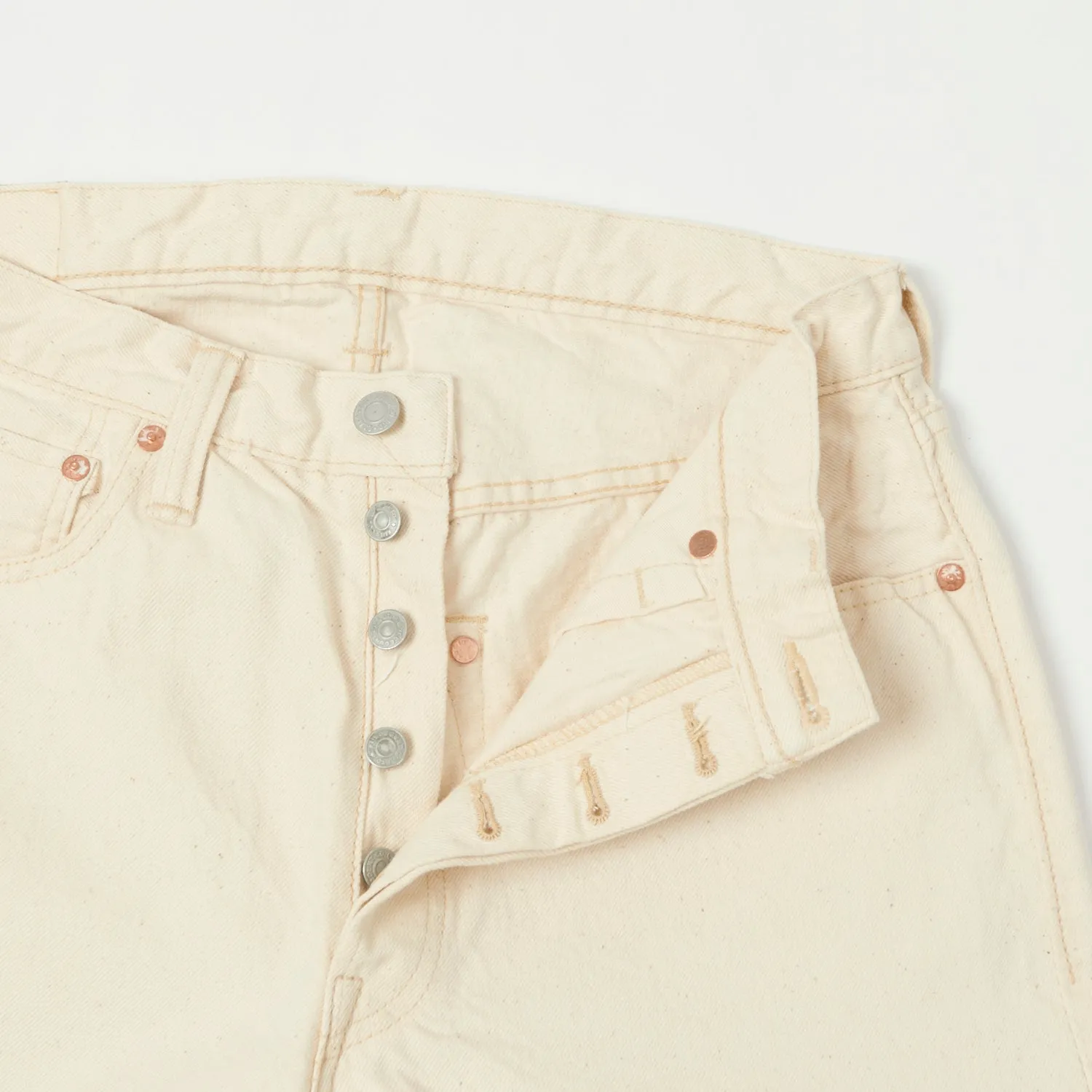 FULLCOUNT 0105 13.7oz Wide Straight Jean - Ecru One Wash sold by Son of a Stag product image thumbnail 4