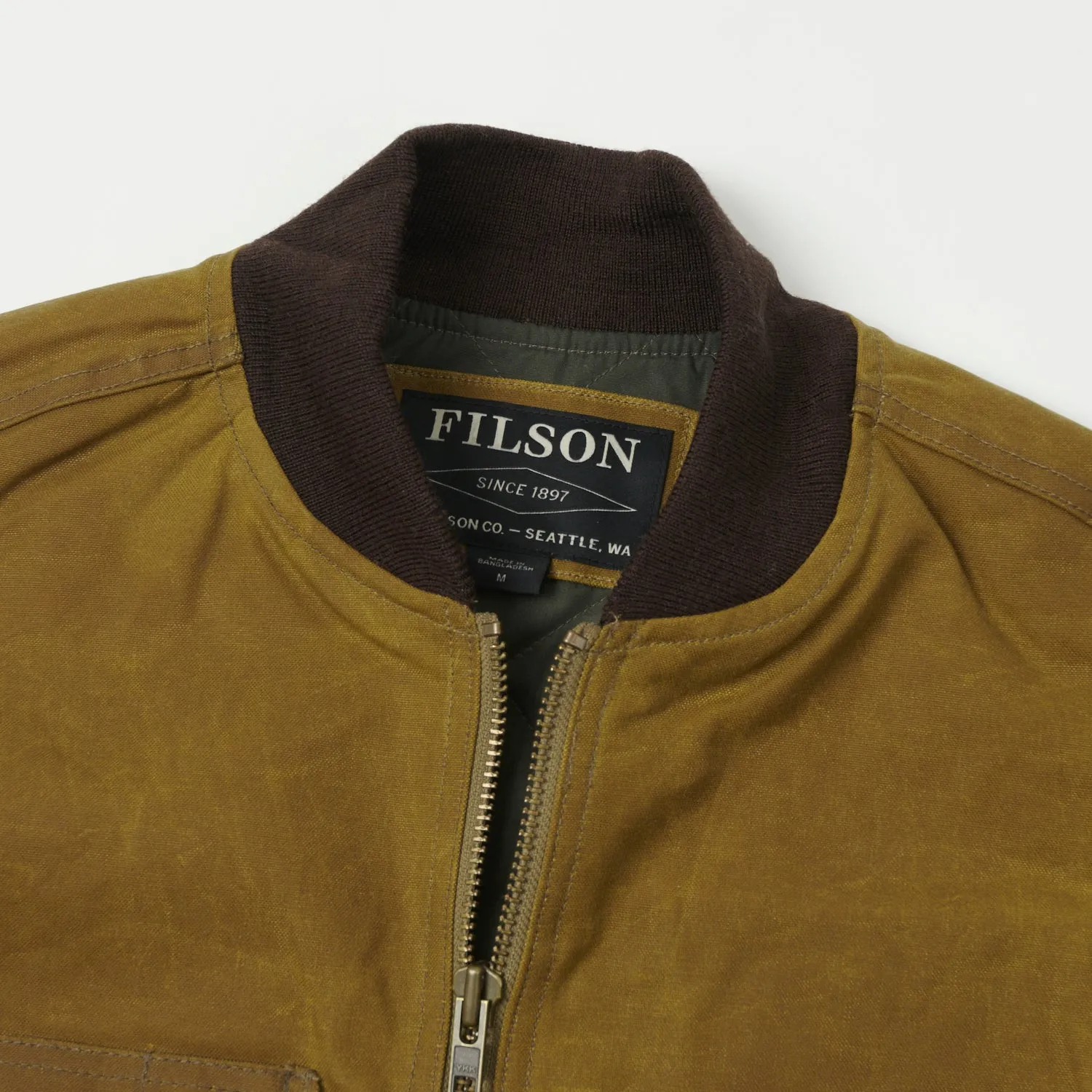 Filson Tin Cloth Insulated Work Vest - Dark Tan sold by Son of a Stag product image thumbnail 2