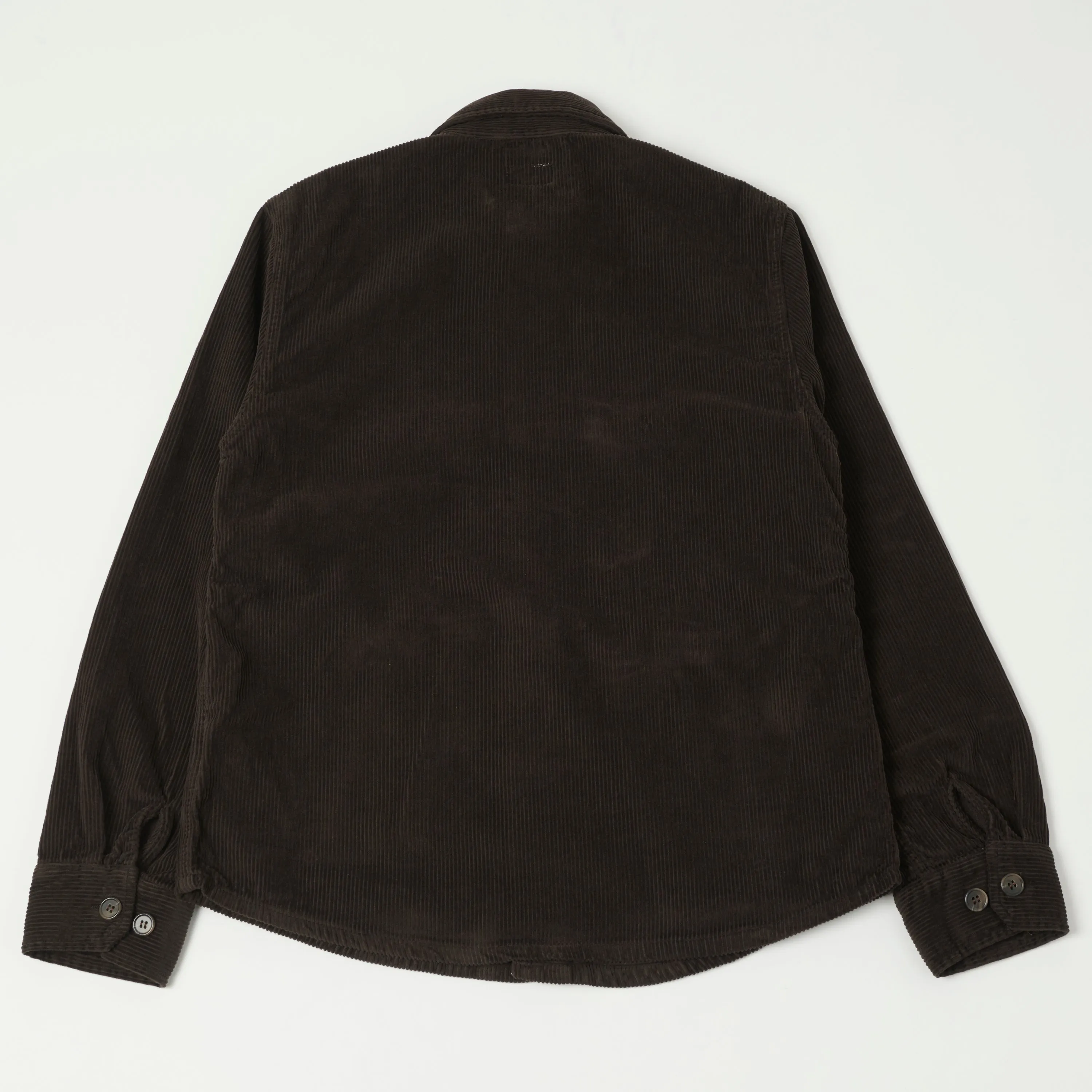 Hartford 'Joyce' Corduroy Work Shirt - Chocolate sold by Son of a Stag product image thumbnail 5