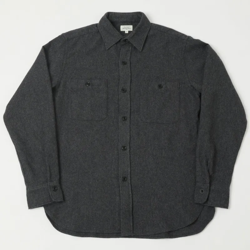 Hartford 'Percey' Wool Shirt - Grey sold by Son of a Stag