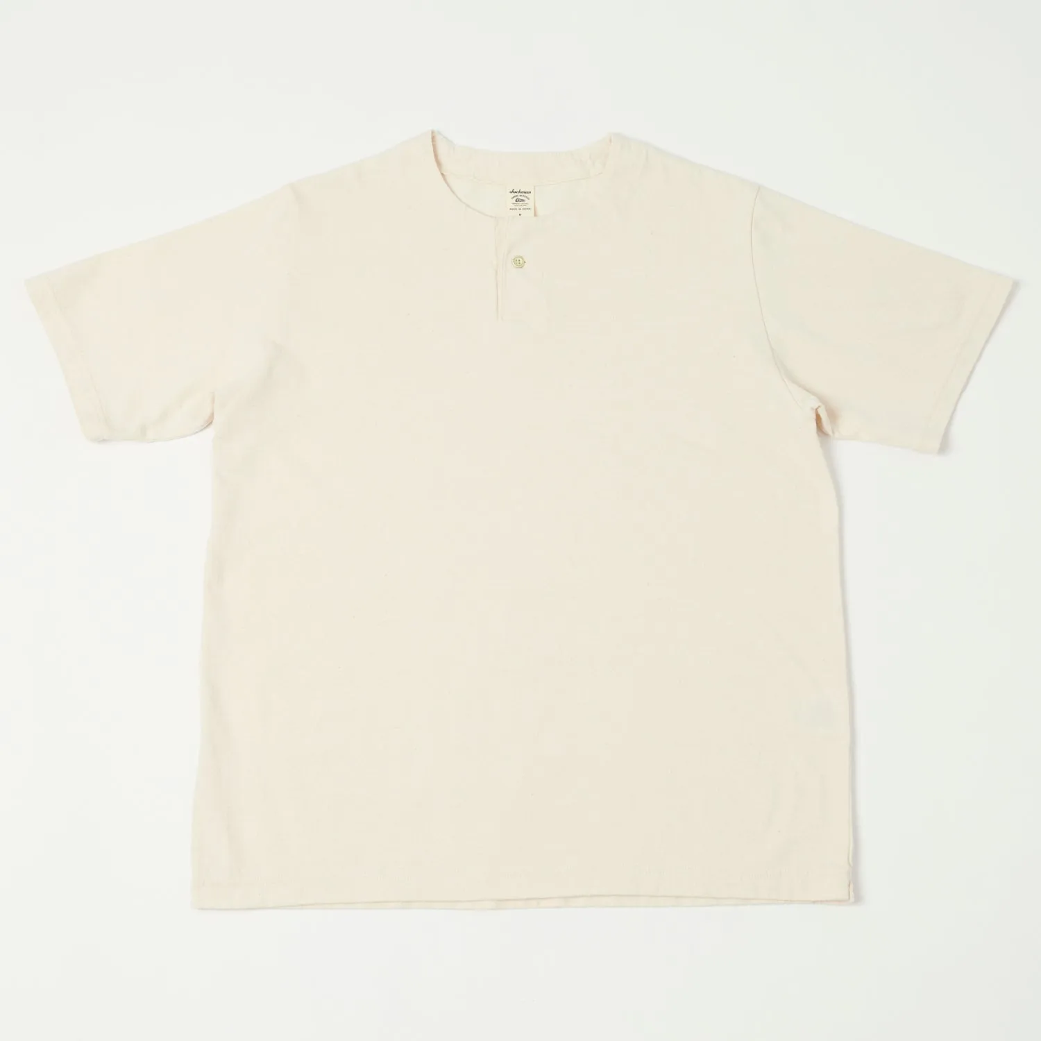 Jackman Henley T-Shirt - Kinari sold by Son of a Stag