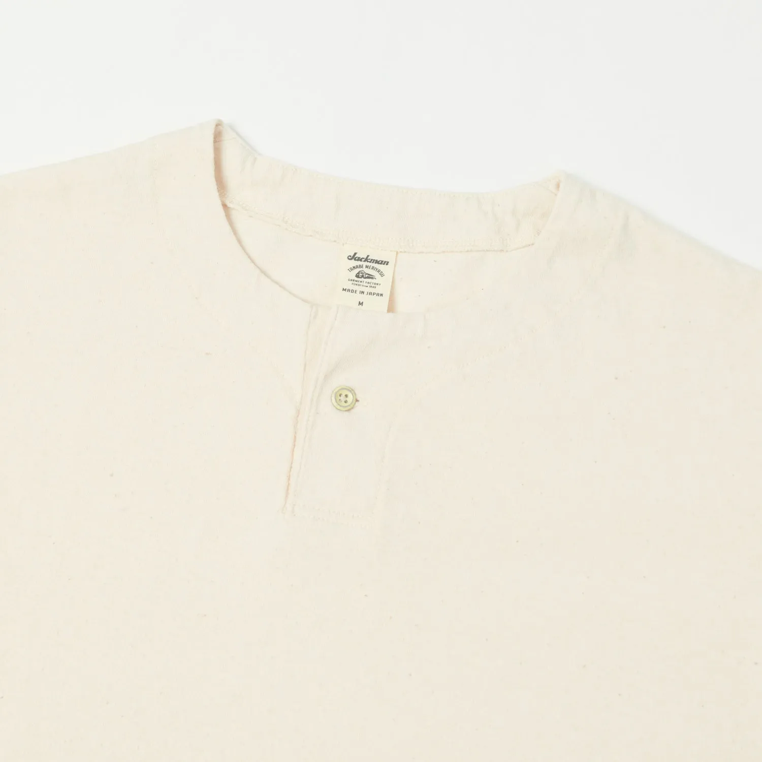 Jackman Henley T-Shirt - Kinari sold by Son of a Stag product image thumbnail 2