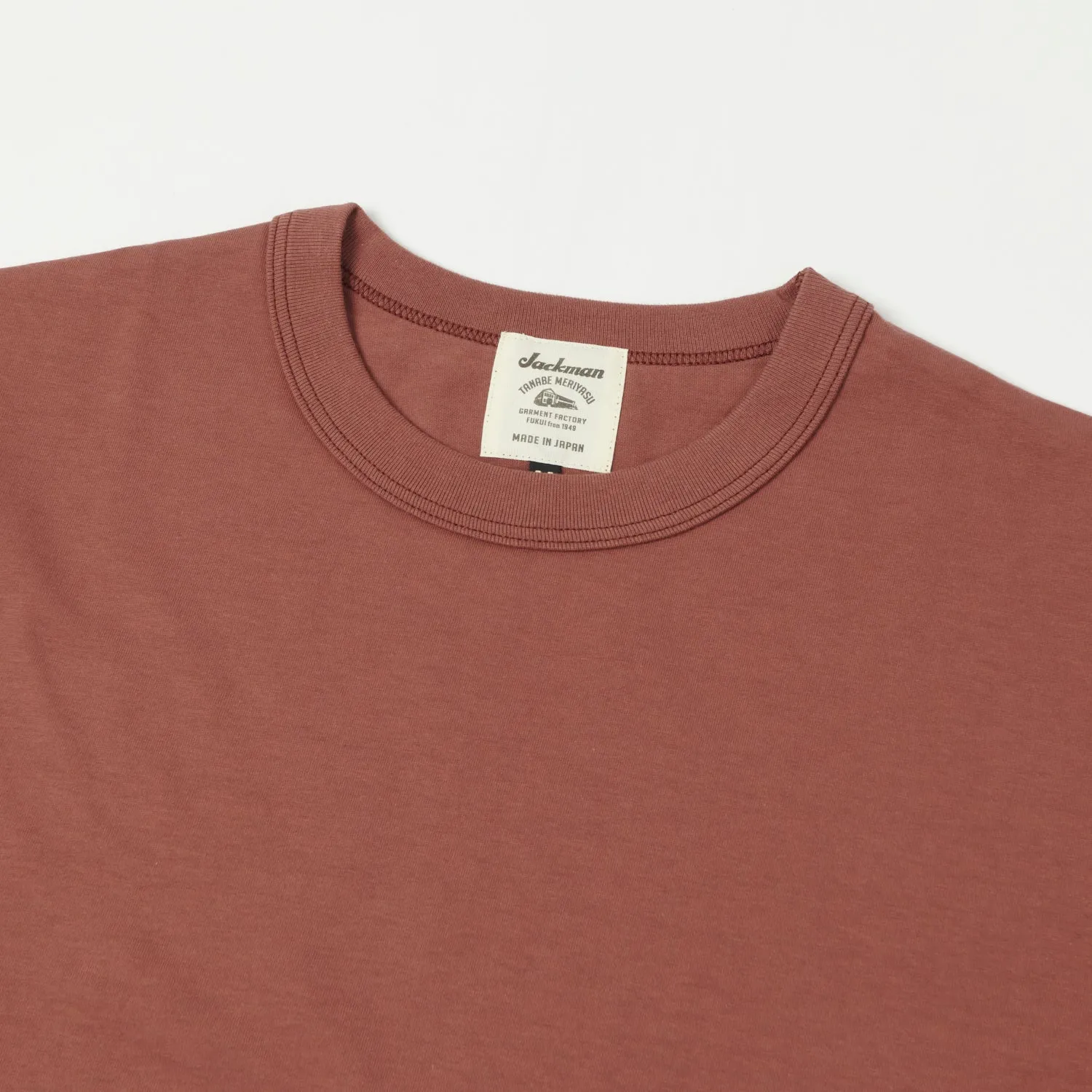 Jackman Grace Baseball T-Shirt - Pale Brick sold by Son of a Stag product image thumbnail 2