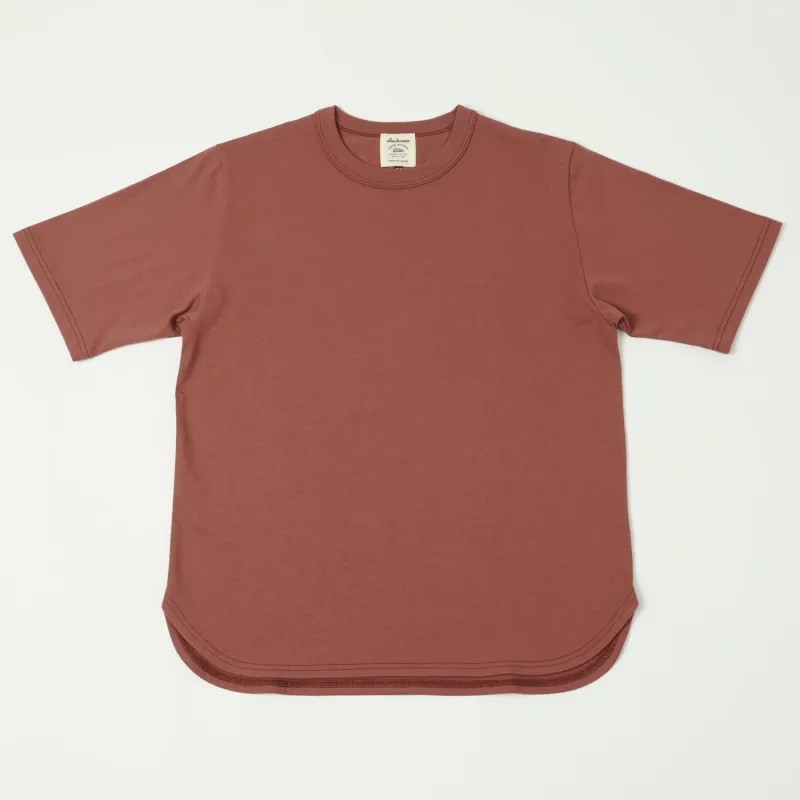 Jackman Grace Baseball T-Shirt - Pale Brick sold by Son of a Stag