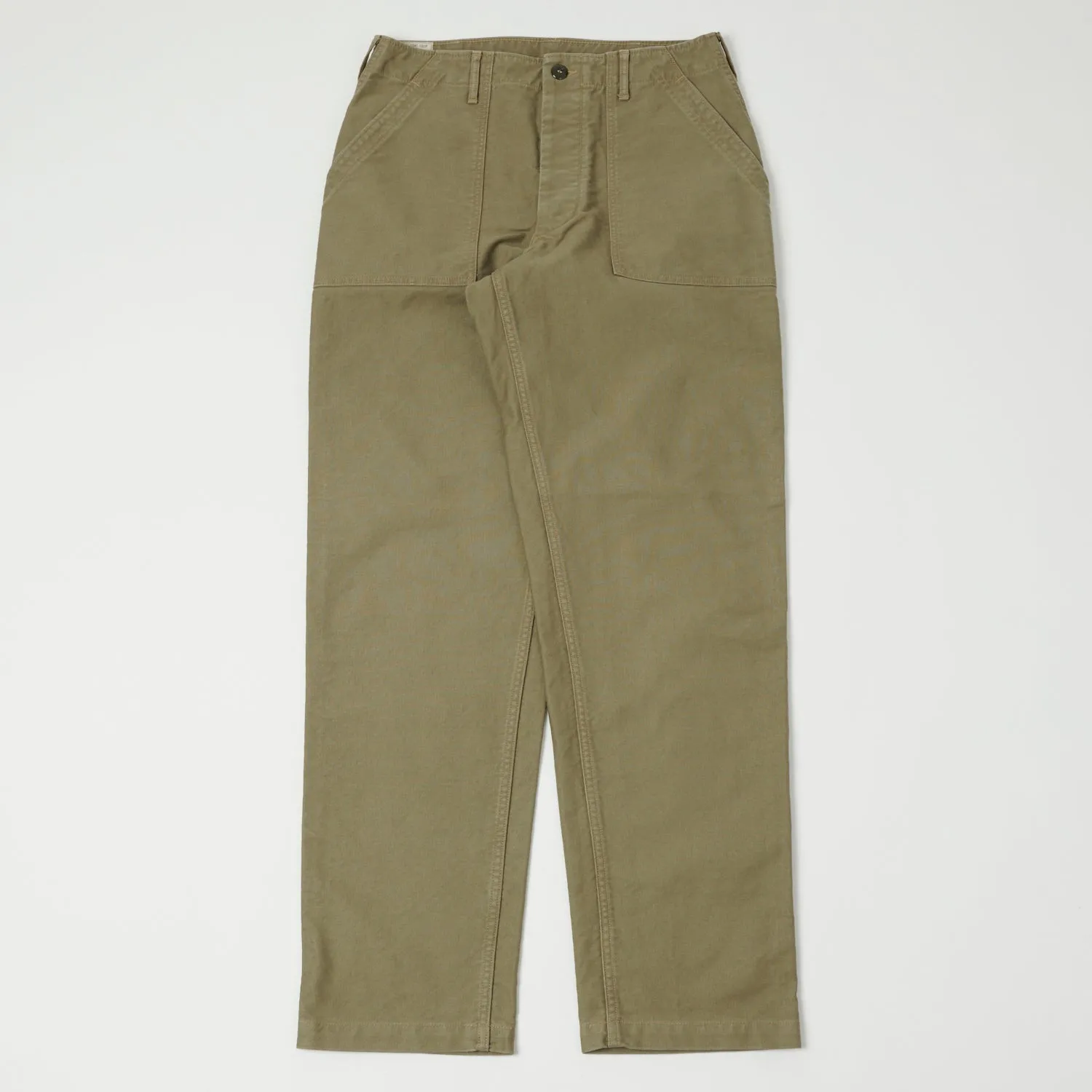 Freewheelers & Co Military Utility Trouser - Khaki Beige sold by Son of a Stag