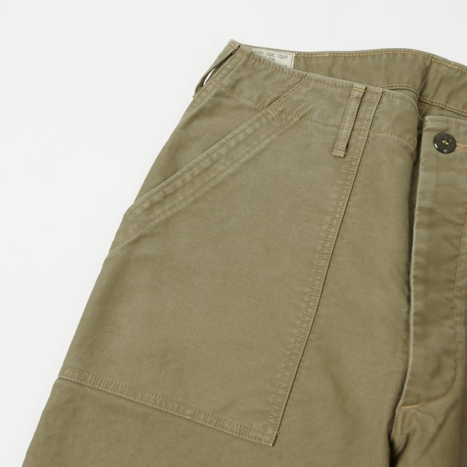 Freewheelers & Co Military Utility Trouser - Khaki Beige sold by Son of a Stag product image thumbnail 4