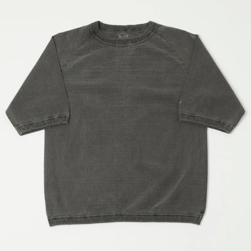 Dubbleworks Heavy Fabric Raglan Sleeve Pigment Dye T-Shirt - Sumikuro sold by Son of a Stag