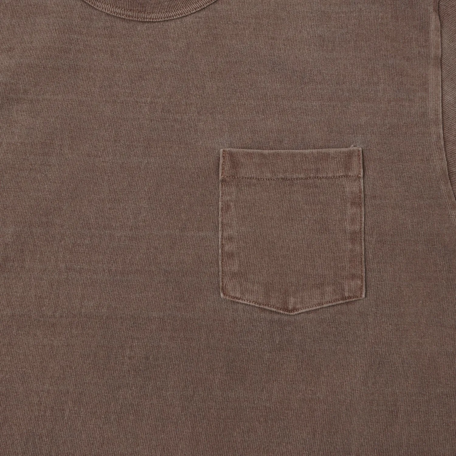 Dubbleworks Heavy Fabric Pigment Dye Pocket Tee - Mad Brown sold by Son of a Stag product image thumbnail 3