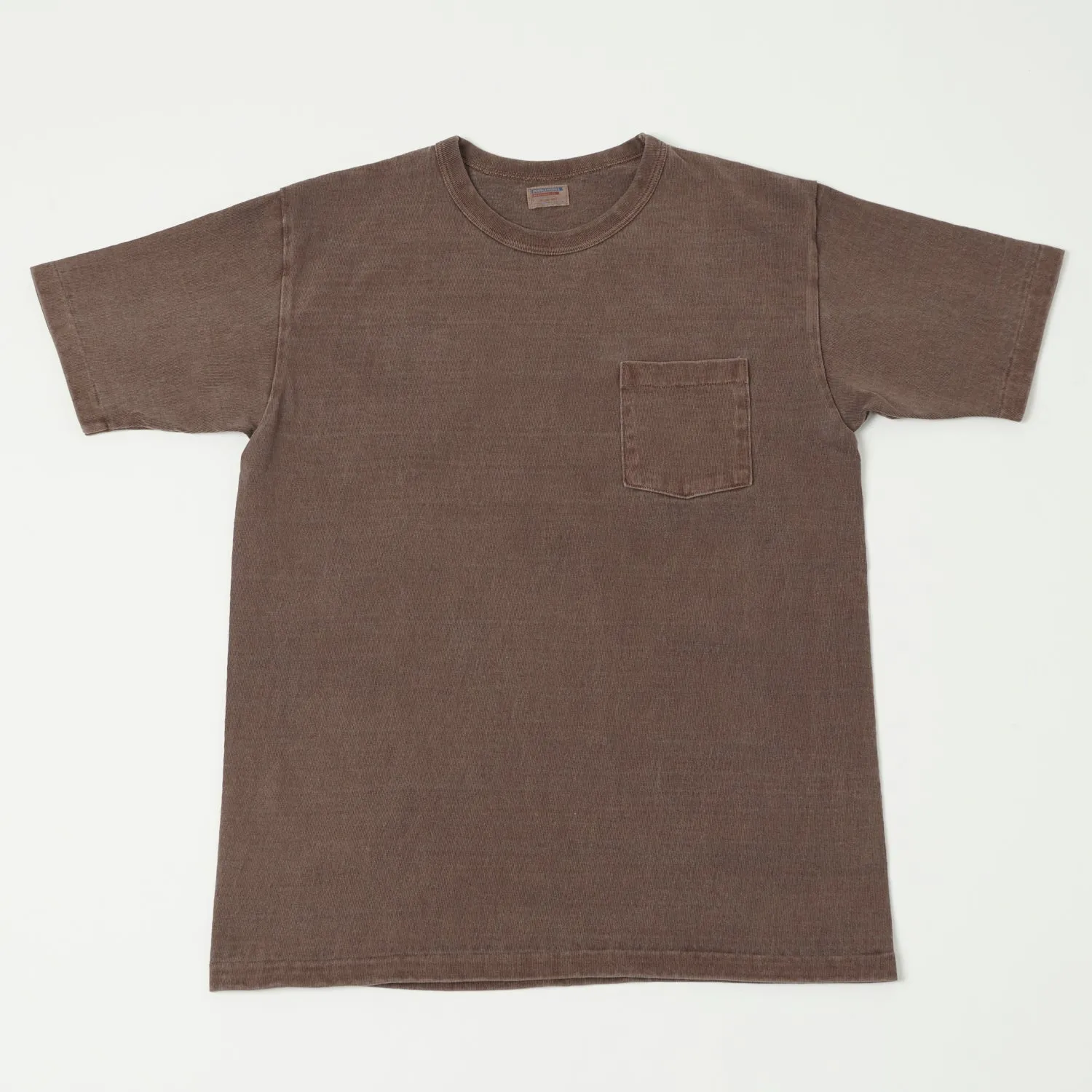 Dubbleworks Heavy Fabric Pigment Dye Pocket Tee - Mad Brown sold by Son of a Stag