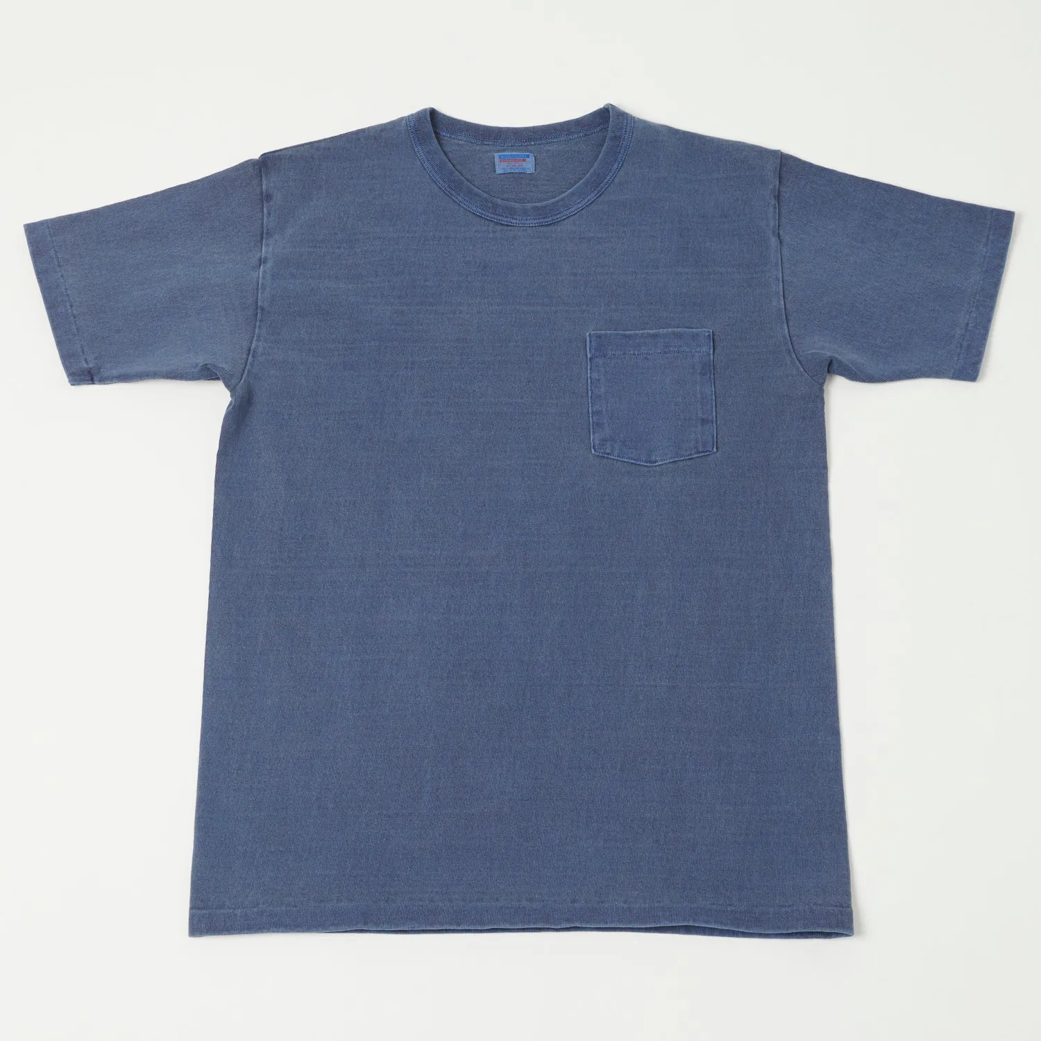 Dubbleworks Heavy Fabric Pigment Dye Pocket Tee - Indigo Blue sold by Son of a Stag