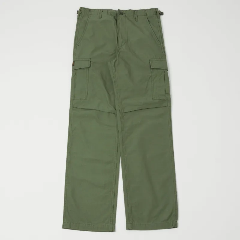 TOYS McCOY Hot Weather Rip-Stop Trousers - Olive sold by Son of a Stag