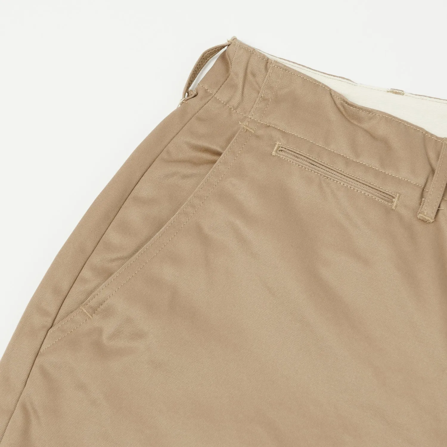 Buzz Rickson's 1945 Chino Short - Beige sold by Son of a Stag product image thumbnail 4
