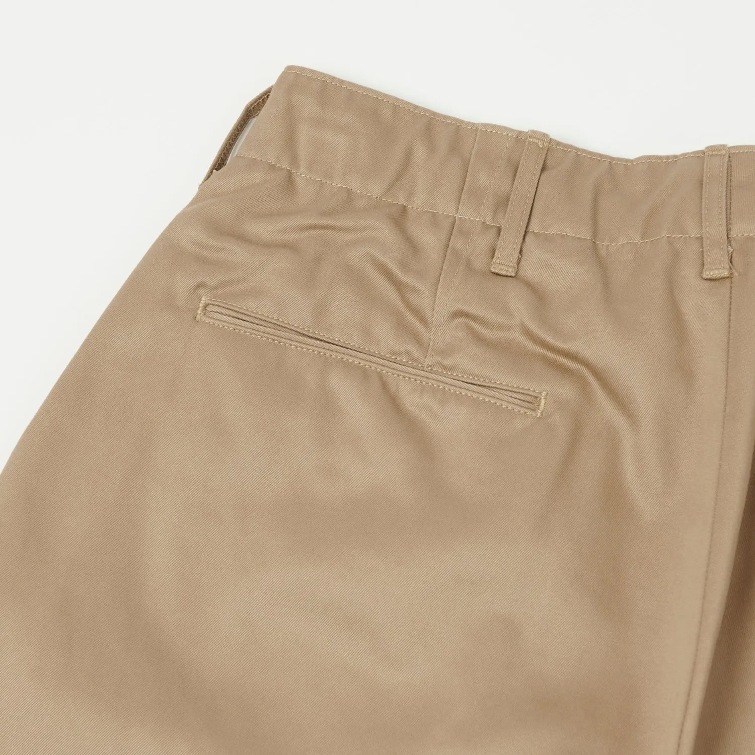 Buzz Rickson's 1945 Chino Short - Beige sold by Son of a Stag product image thumbnail 3