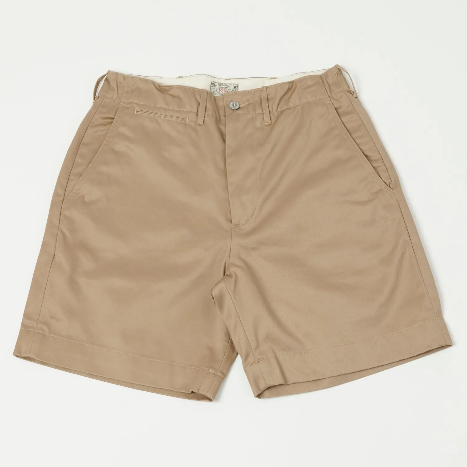 Buzz Rickson's 1945 Chino Short - Beige sold by Son of a Stag