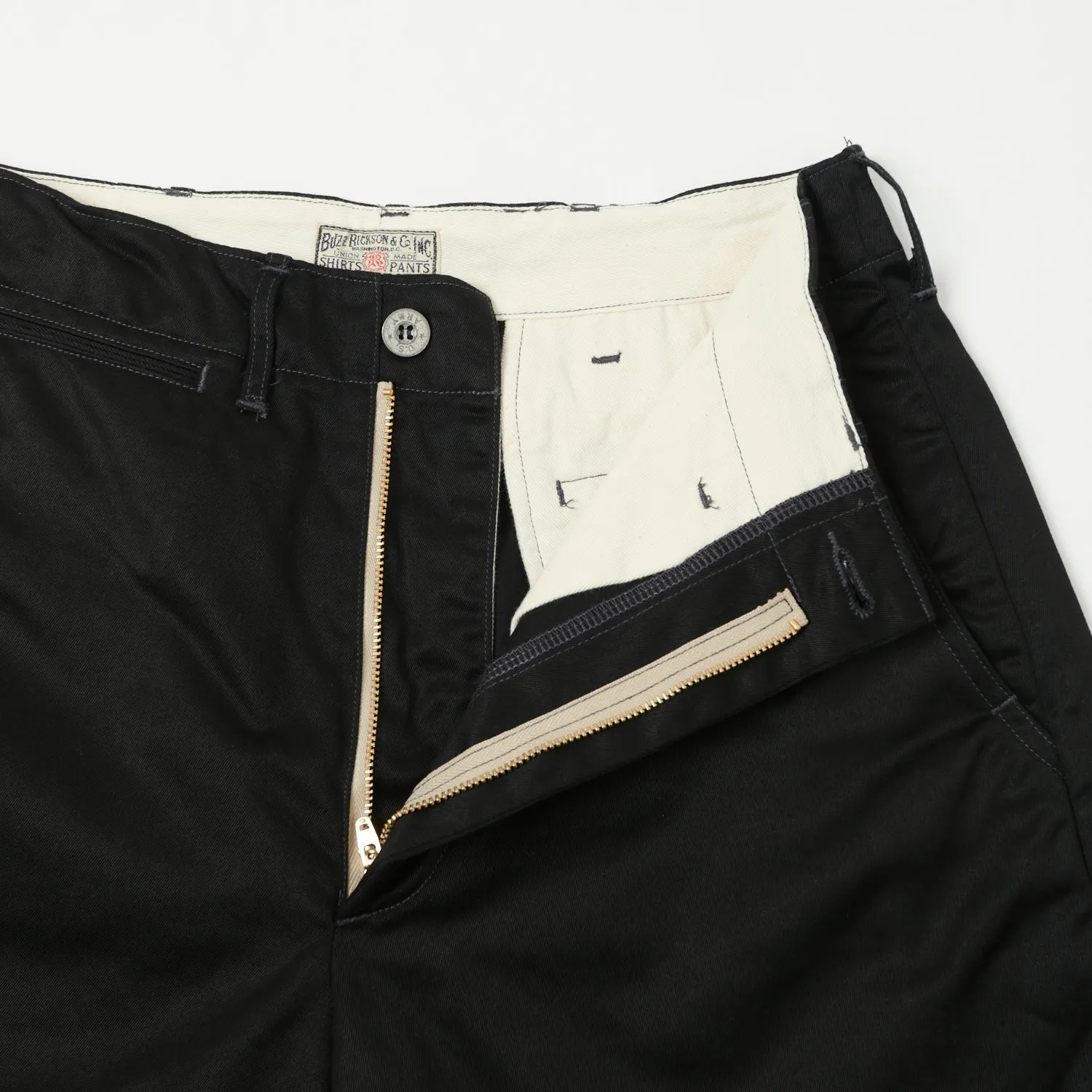 Buzz Rickson's 1945 Chino Short - Black sold by Son of a Stag product image thumbnail 2