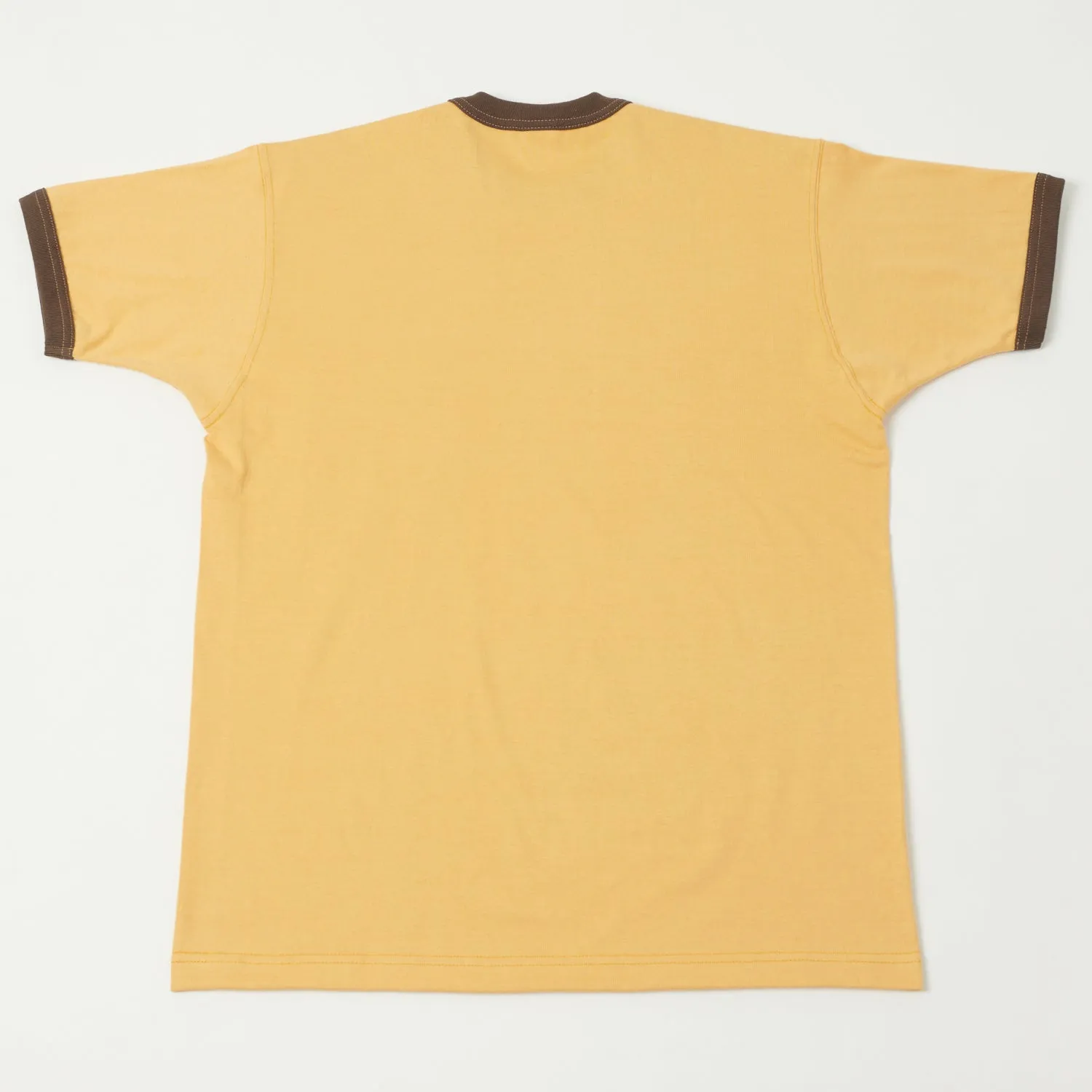 TOYS McCOY Ringer Pocket T-Shirt - Yellow/Charcoal sold by Son of a Stag product image thumbnail 3