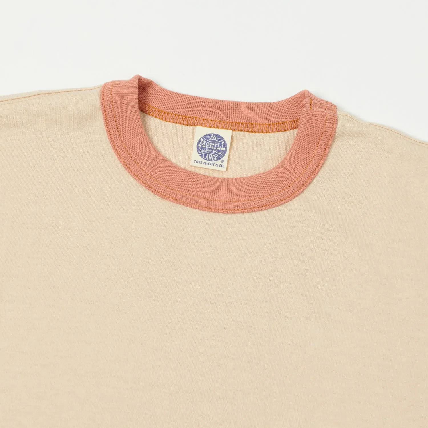 TOYS McCOY Ringer Pocket T-Shirt - Beige/Carrot sold by Son of a Stag product image thumbnail 2