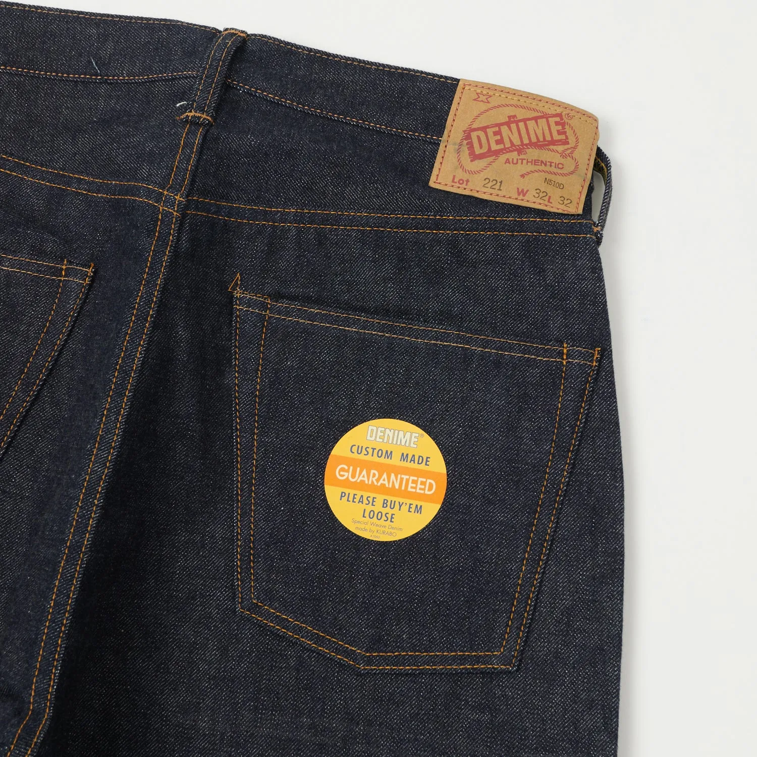 Denime Lot. 221 Regular Tapered Jean - Raw sold by Son of a Stag product image thumbnail 2