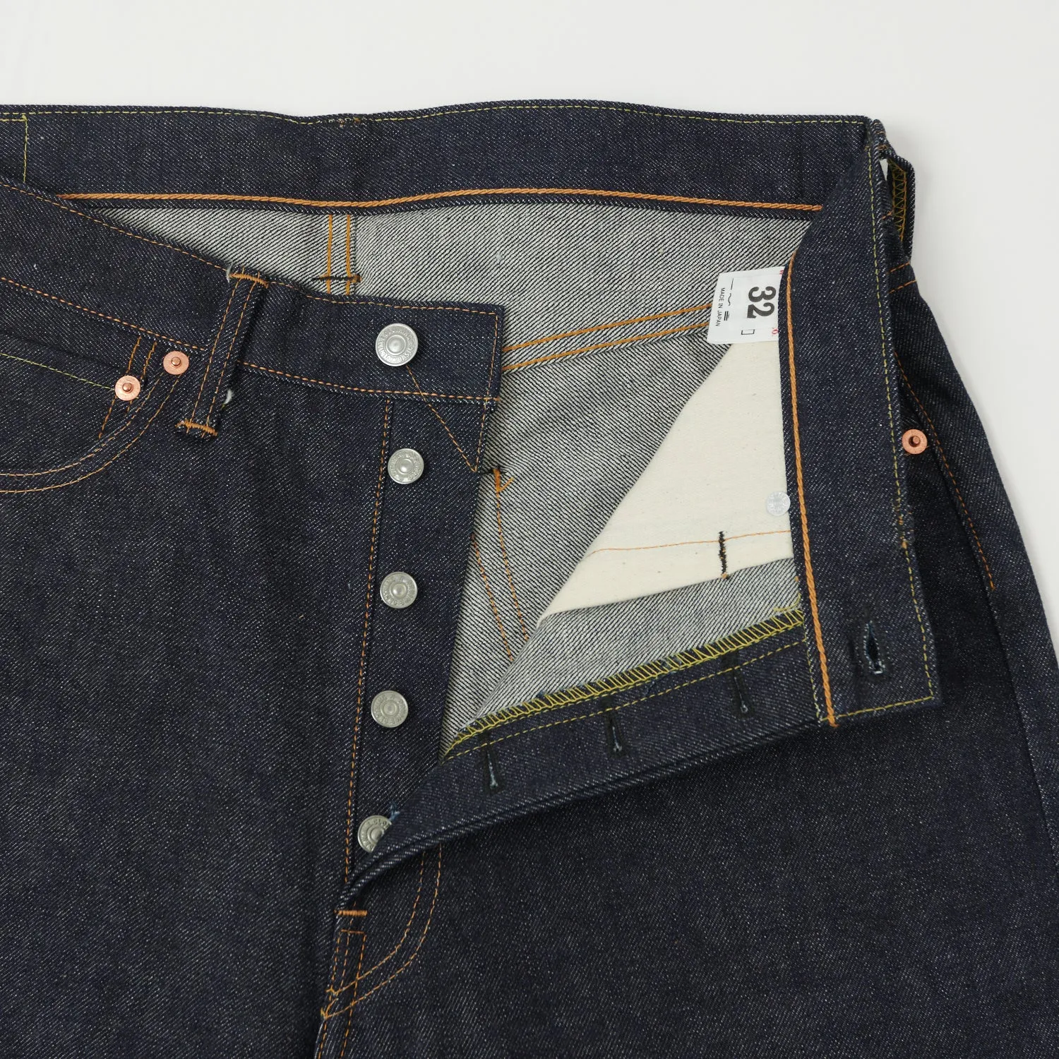 Denime Lot. 221 Regular Tapered Jean - Raw sold by Son of a Stag product image thumbnail 4