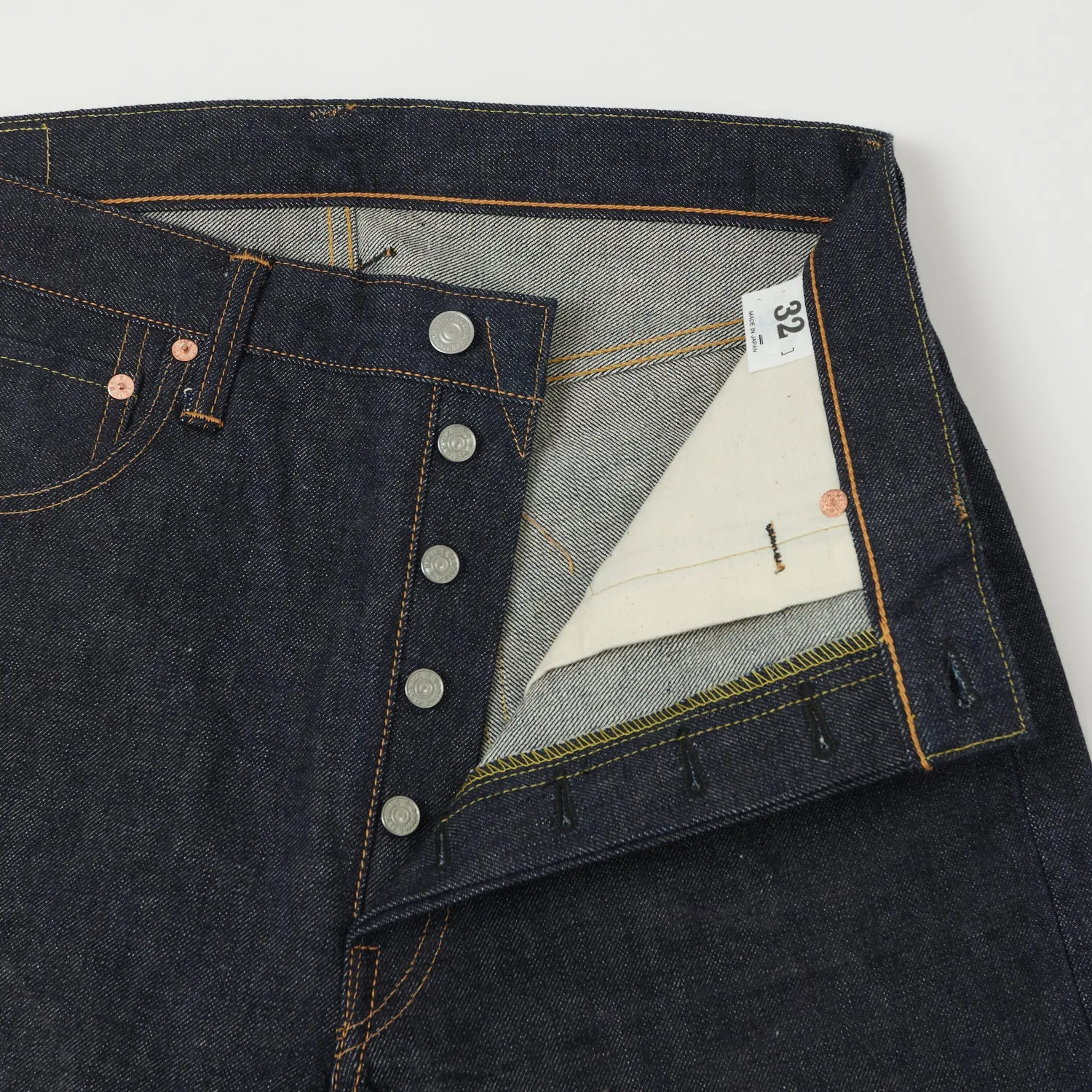 Denime Lot. 220A 'Offset Model' Regular Straight Jean - Raw sold by Son of a Stag product image thumbnail 4