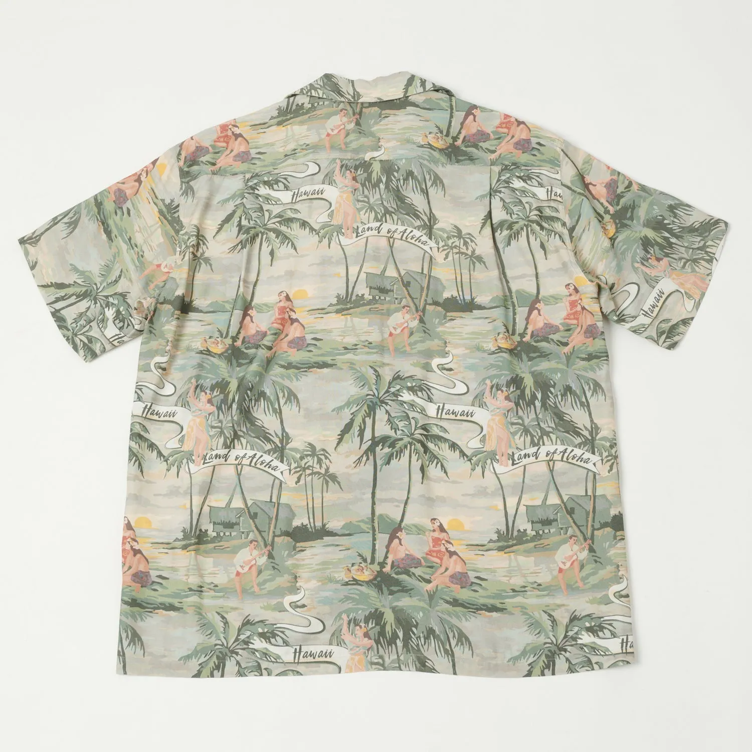 Micky Oye 'Land of Aloha' Aloha Shirt - Shadow sold by Son of a Stag product image thumbnail 4