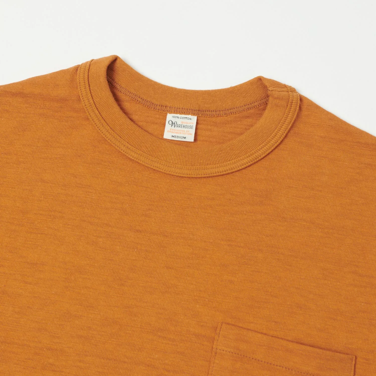 Warehouse & Co 4601 Pocket T-Shirt - Dark Orange sold by Son of a Stag product image thumbnail 2