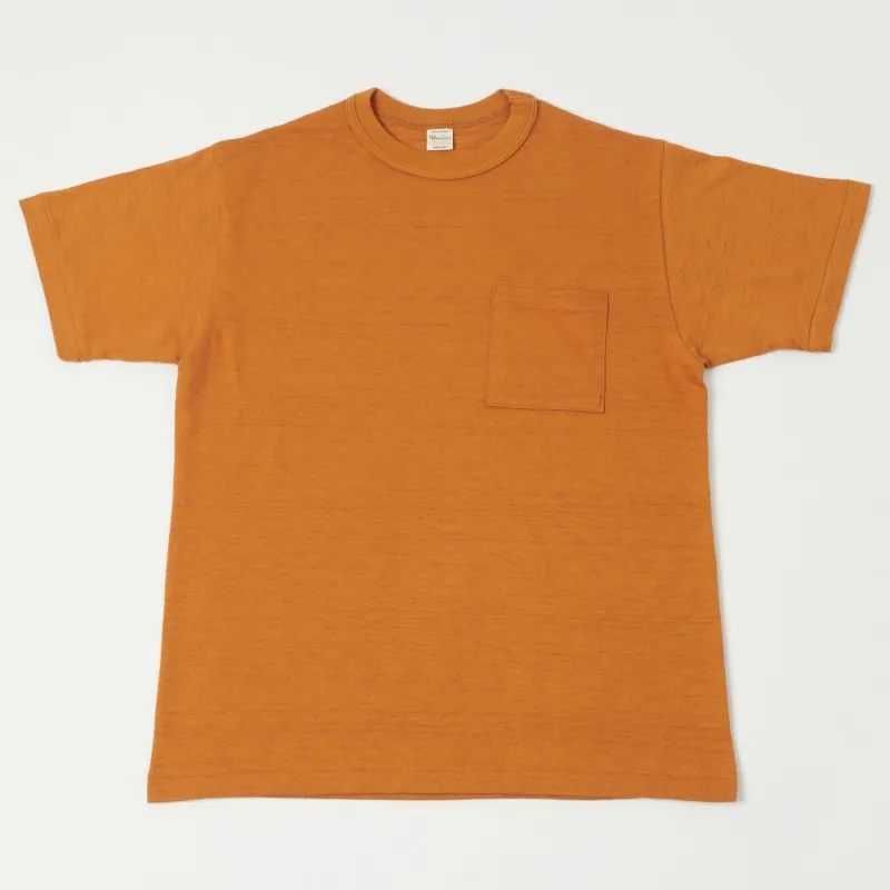 Warehouse & Co 4601 Pocket T-Shirt - Dark Orange sold by Son of a Stag